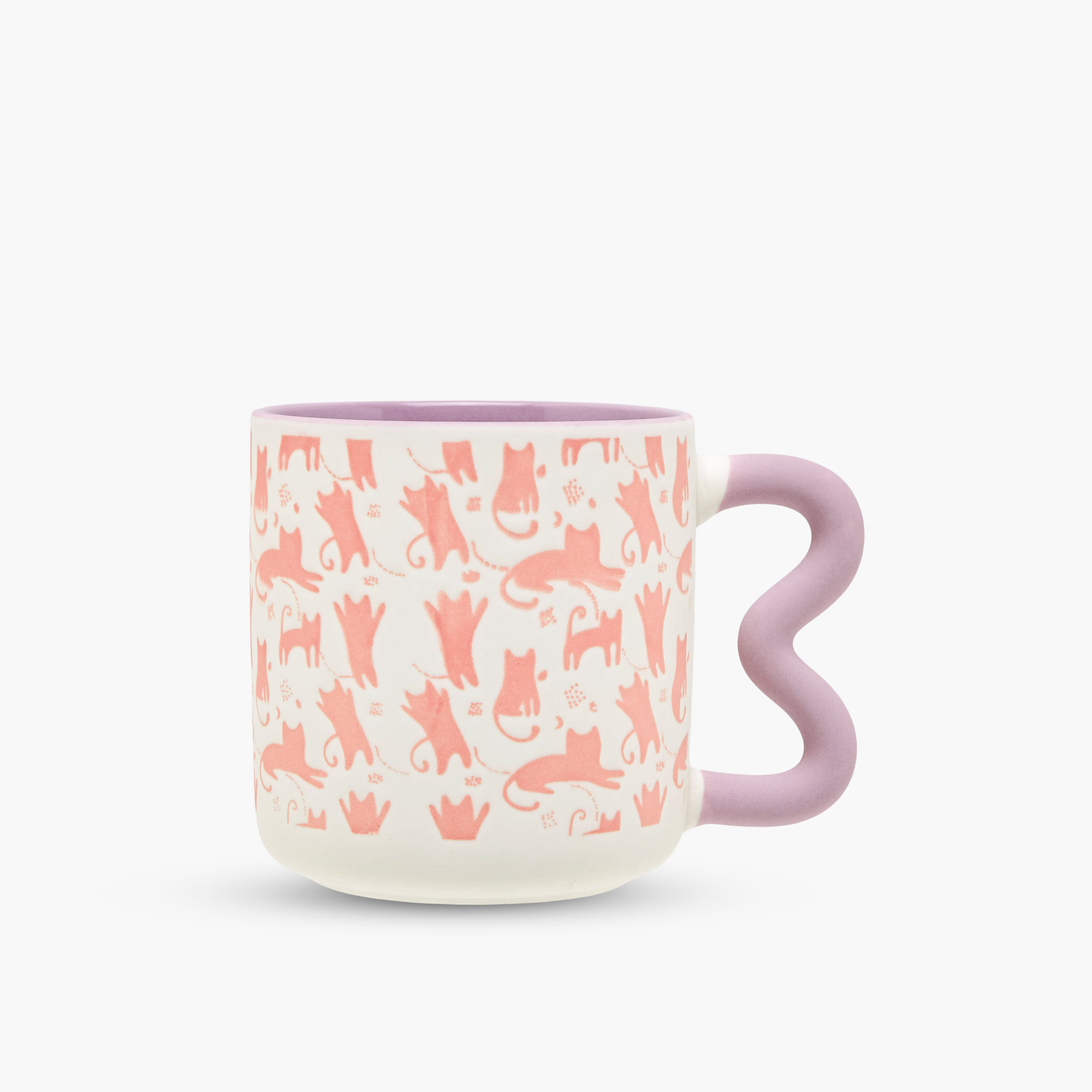 Cat Print Ceramic Mug - 340 ml-household-dining-teaandcoffee-mugsandcups-image-1