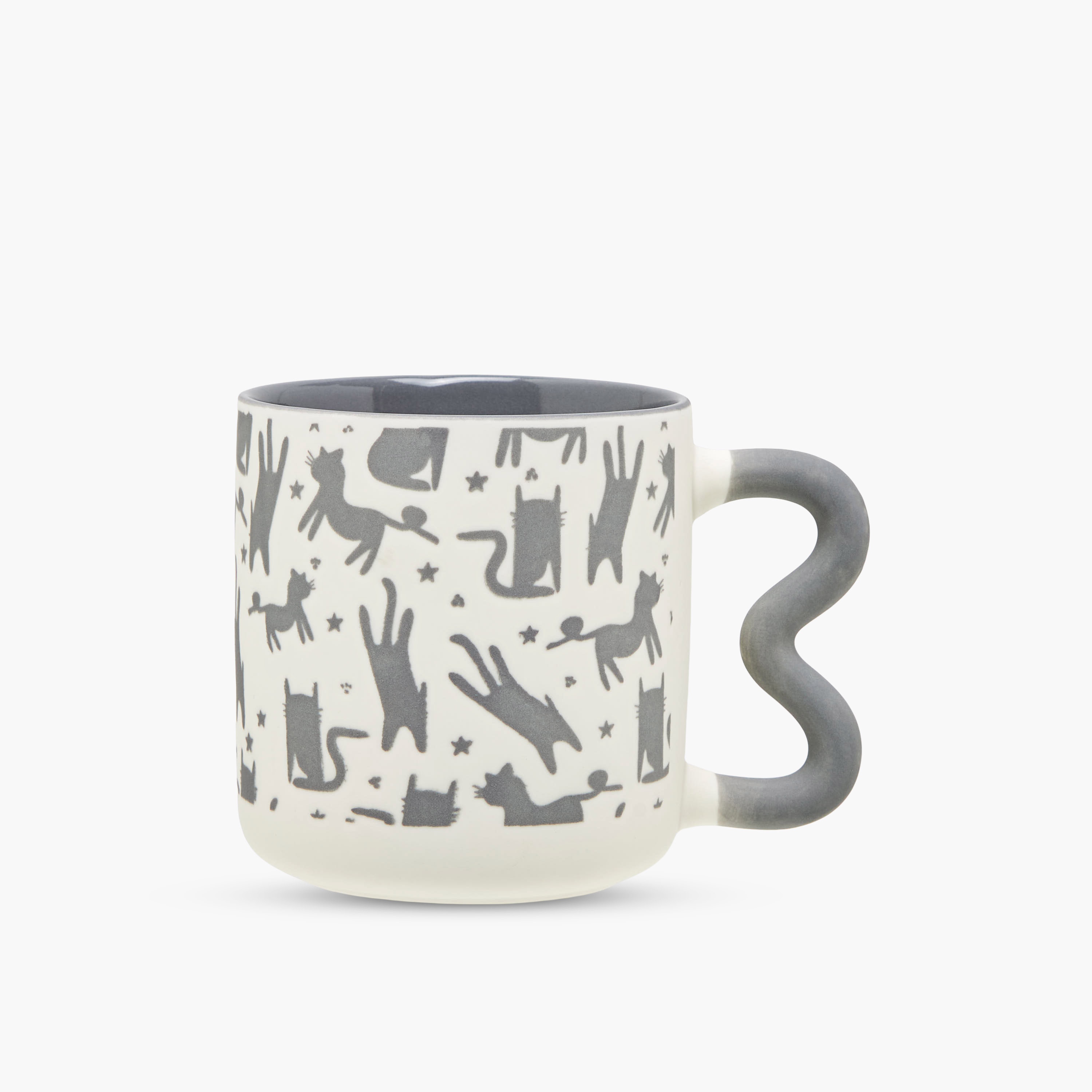 Cat Print Ceramic Mug - 340 ml-household-dining-teaandcoffee-mugsandcups-image-1