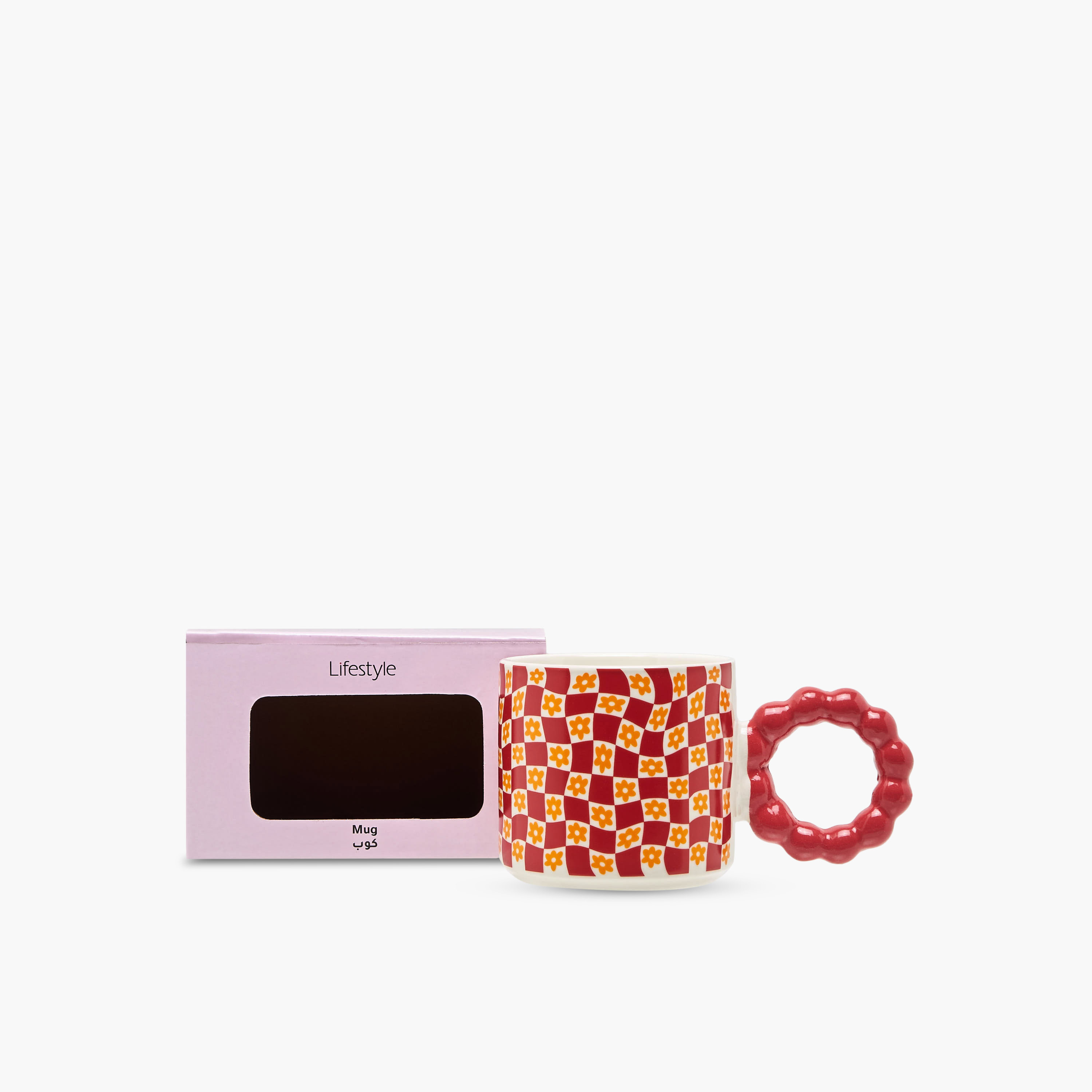 مج سيراميك بطبعات زهور – 310 مل-household-dining-teaandcoffee-mugsandcups-image-1