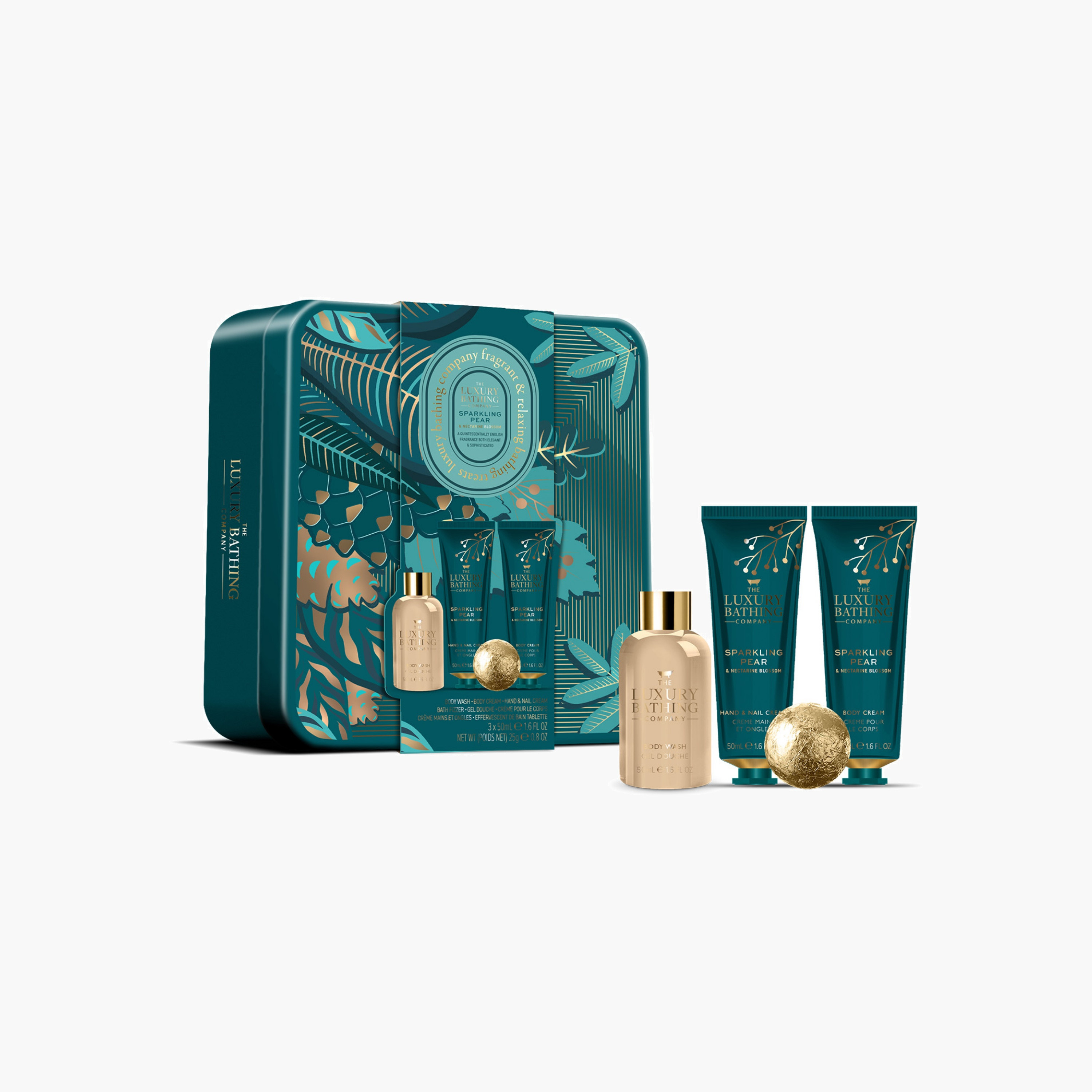 Luxury Bathing Company Pear Nectarine Blossom Gift Set-beautyandpersonalcare-giftsets-image-1