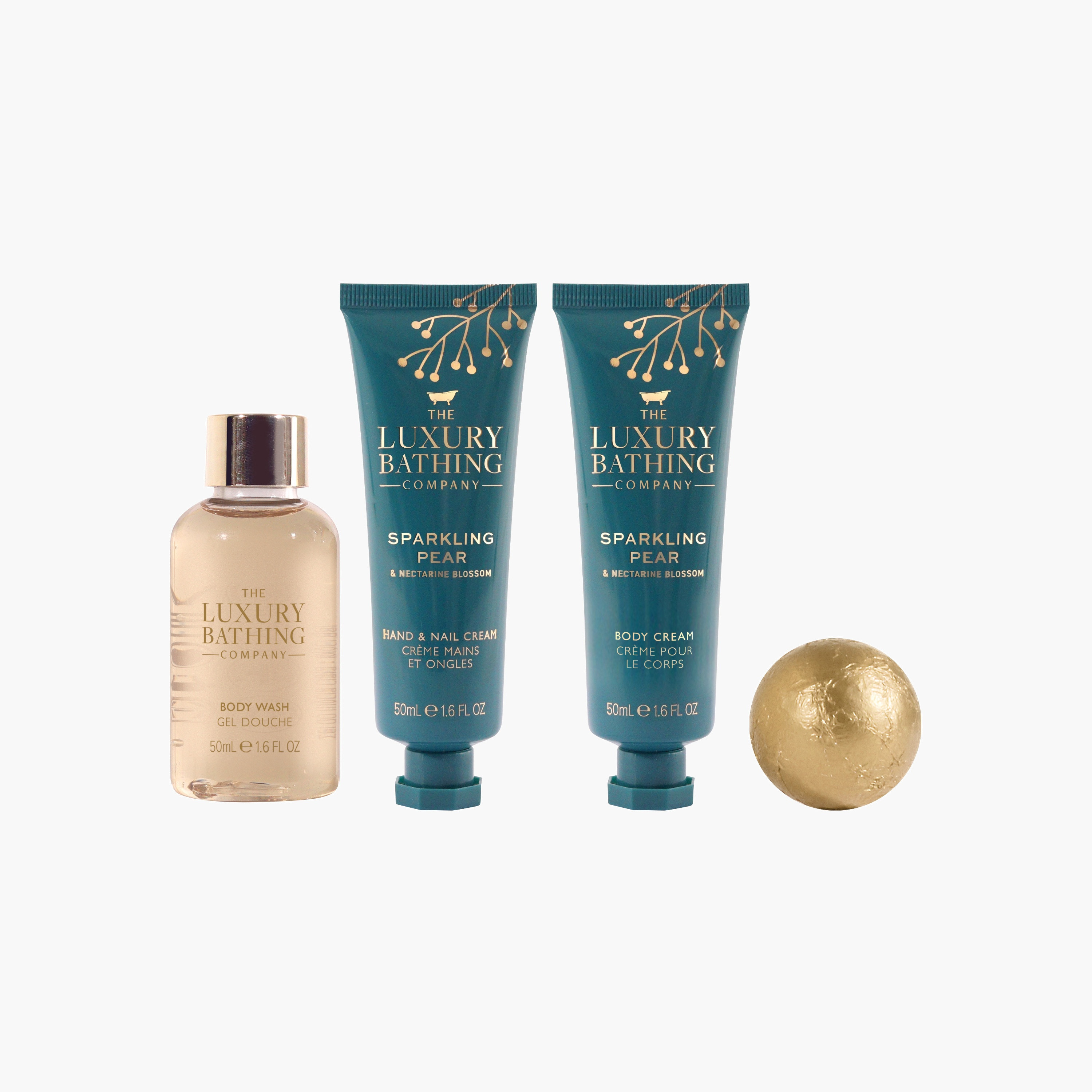 Luxury Bathing Company Pear Nectarine Blossom Gift Set-beautyandpersonalcare-giftsets-image-2