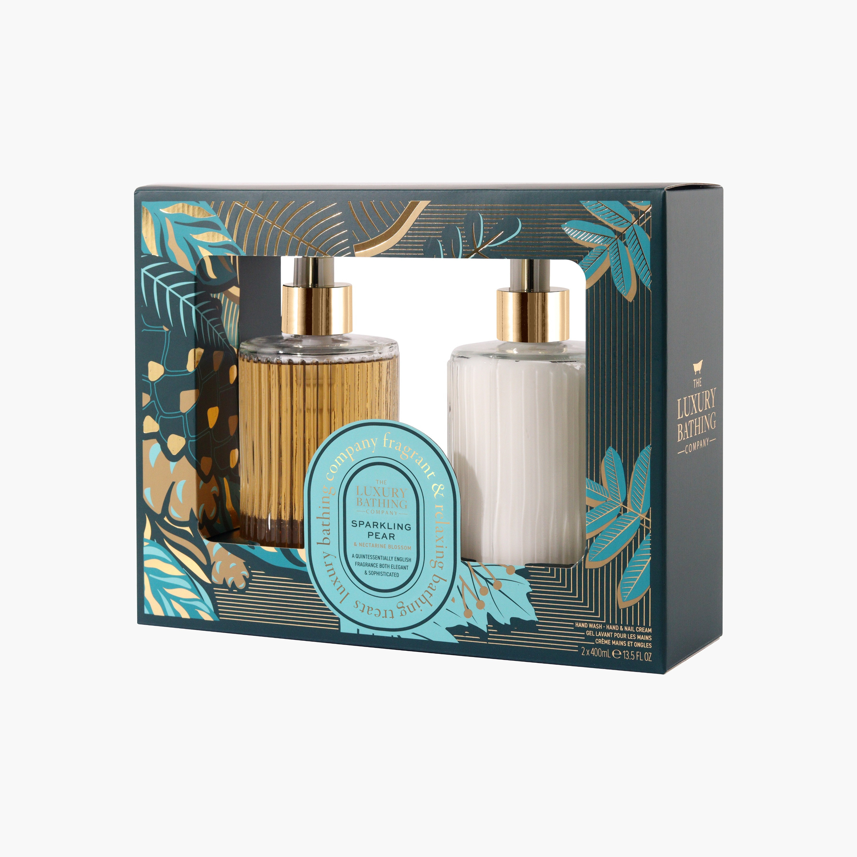 Luxury Bathing Company Sparkling Pear Nectarine Hand Wash Set-beautyandpersonalcare-bathandbody-giftsets-image-5