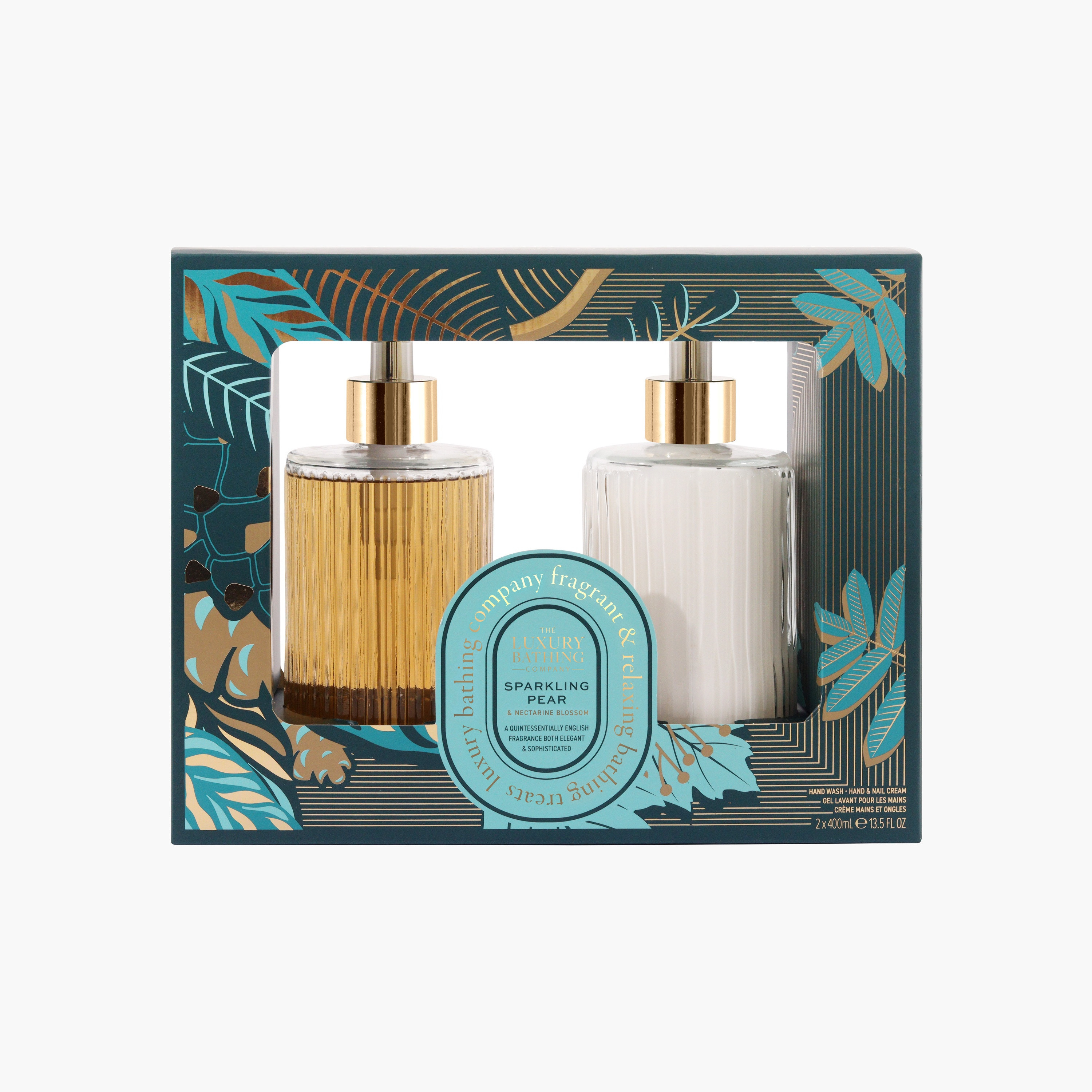 Luxury Bathing Company Sparkling Pear Nectarine Hand Wash Set-beautyandpersonalcare-bathandbody-giftsets-image-6
