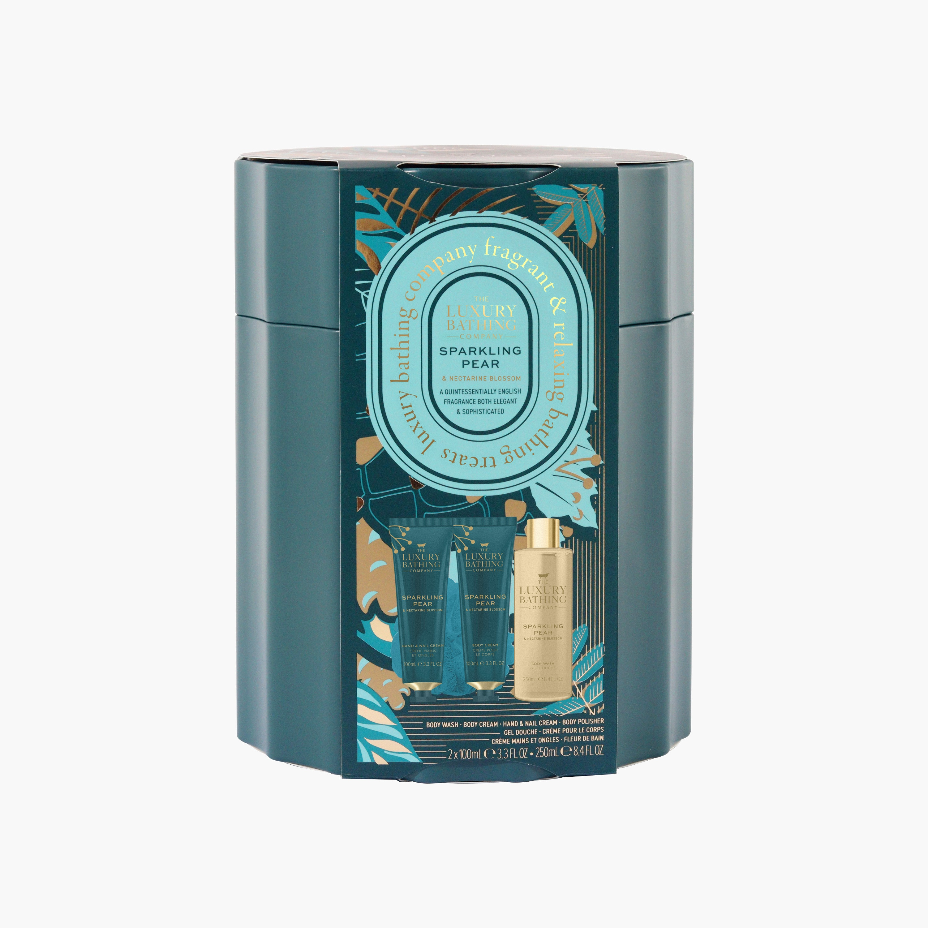 Luxury Bathing Company Sparkling Pear Nectarine Bathing Set-beautyandpersonalcare-giftsets-image-2