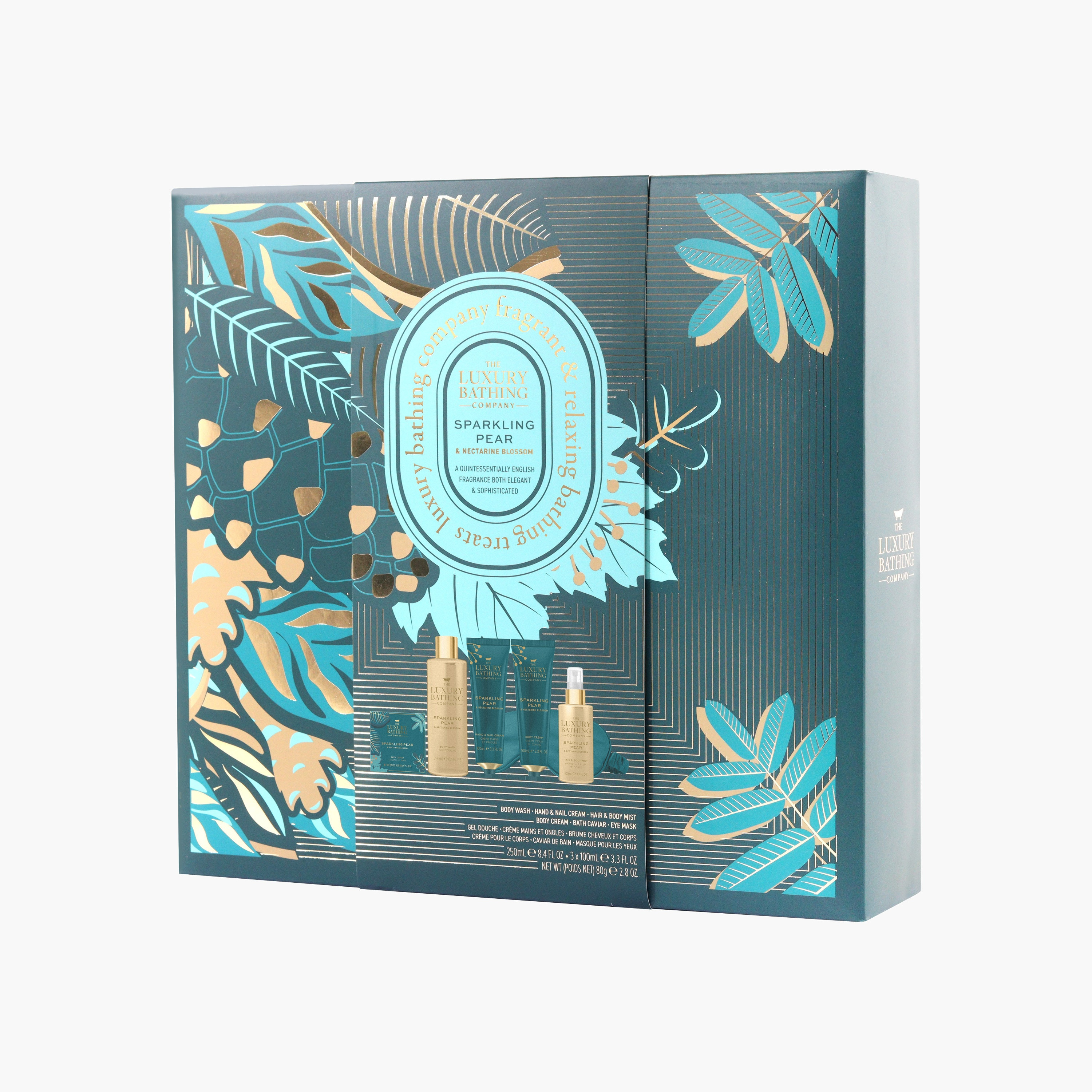 Luxury Bathing Company Sparkling Pear Nectarine Bathing Set-beautyandpersonalcare-giftsets-image-6