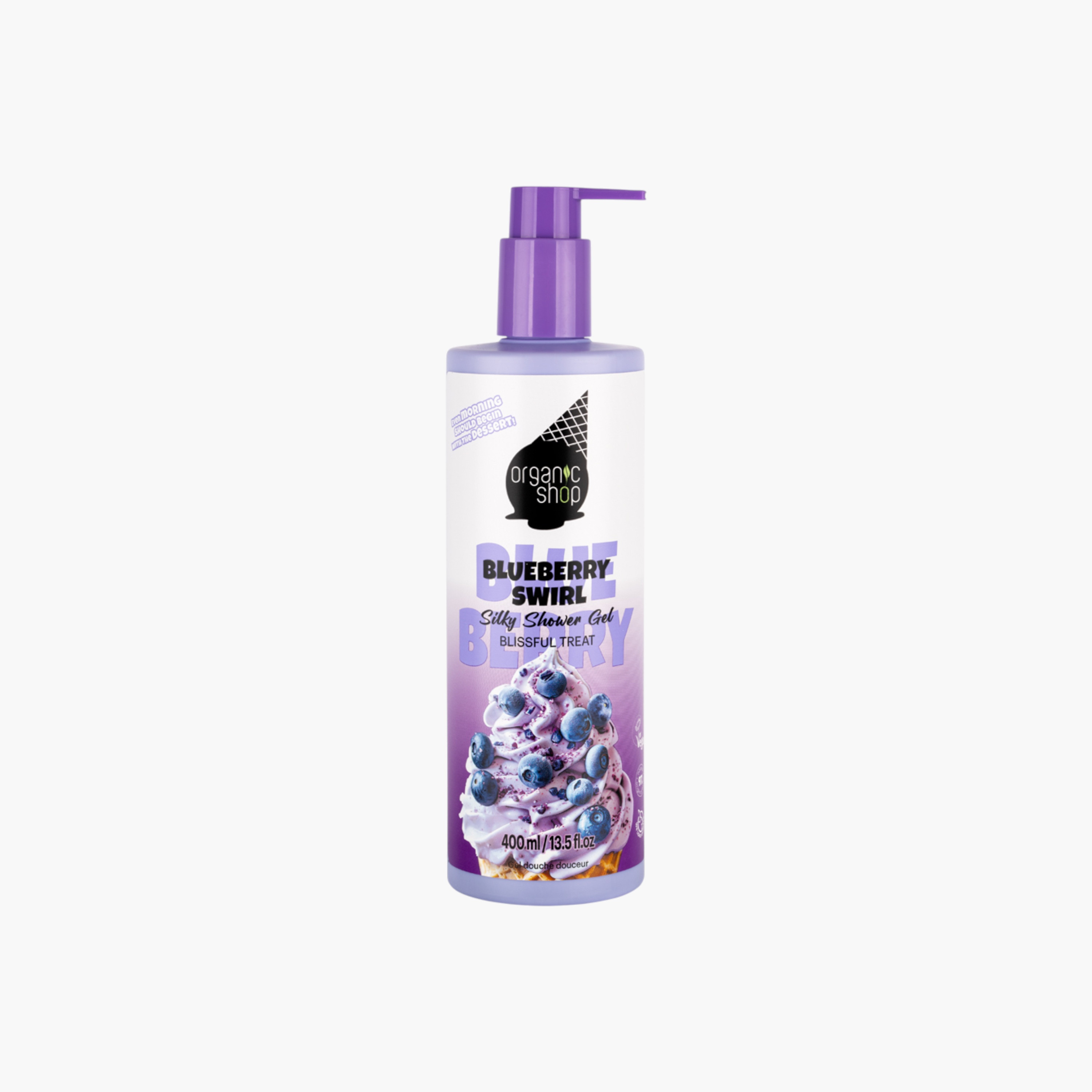 جل استحمام سيلكي بلو بيري سويرل من أورجانيك شوب - 400 مل-beautyandpersonalcare-bathandbody-bathandshower-bodywash-image-1