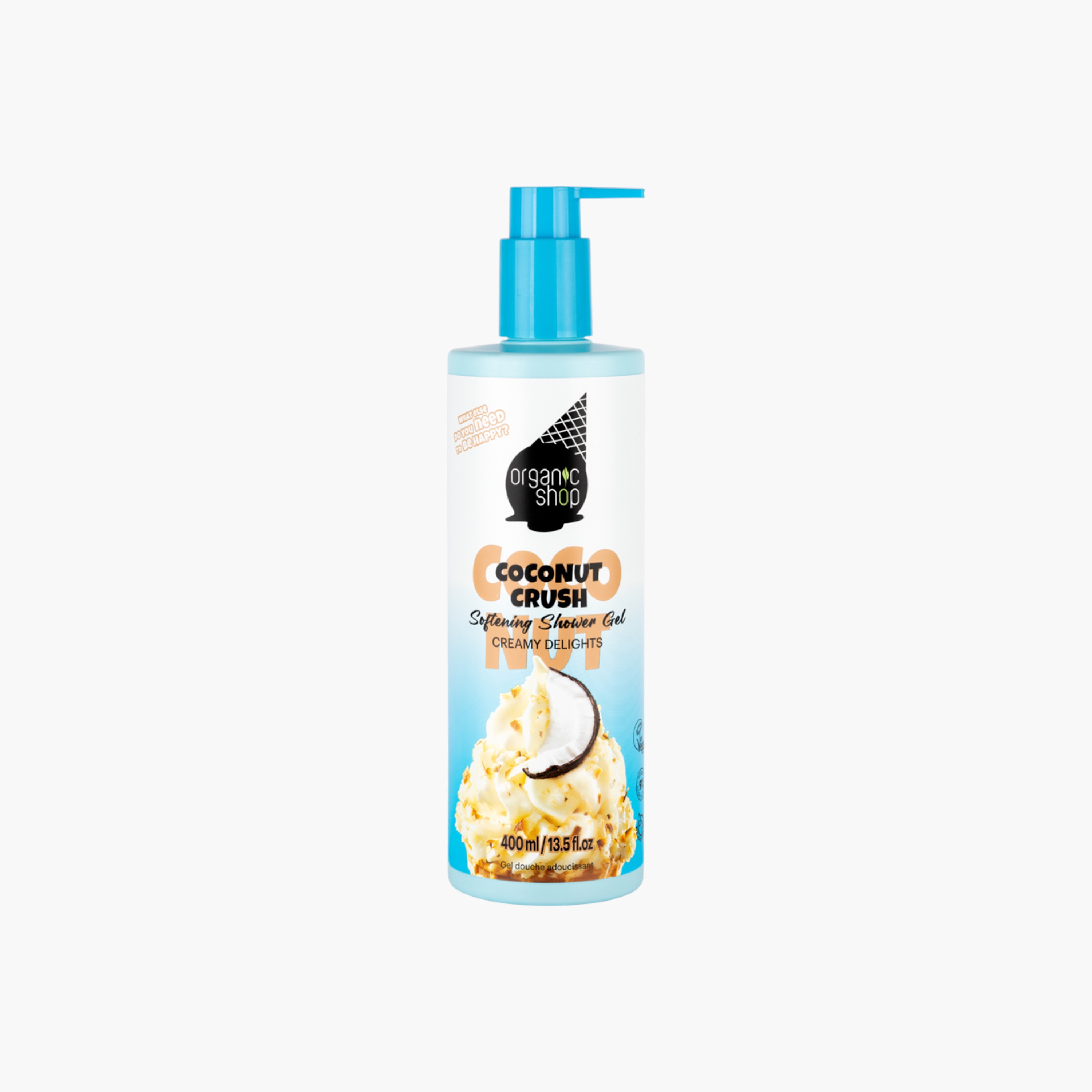 جل استحمام مرطب بزبدة جوز الهند من أورغانيك شوب - 400 مل-beautyandpersonalcare-bathandbody-bathandshower-bodywash-image-1