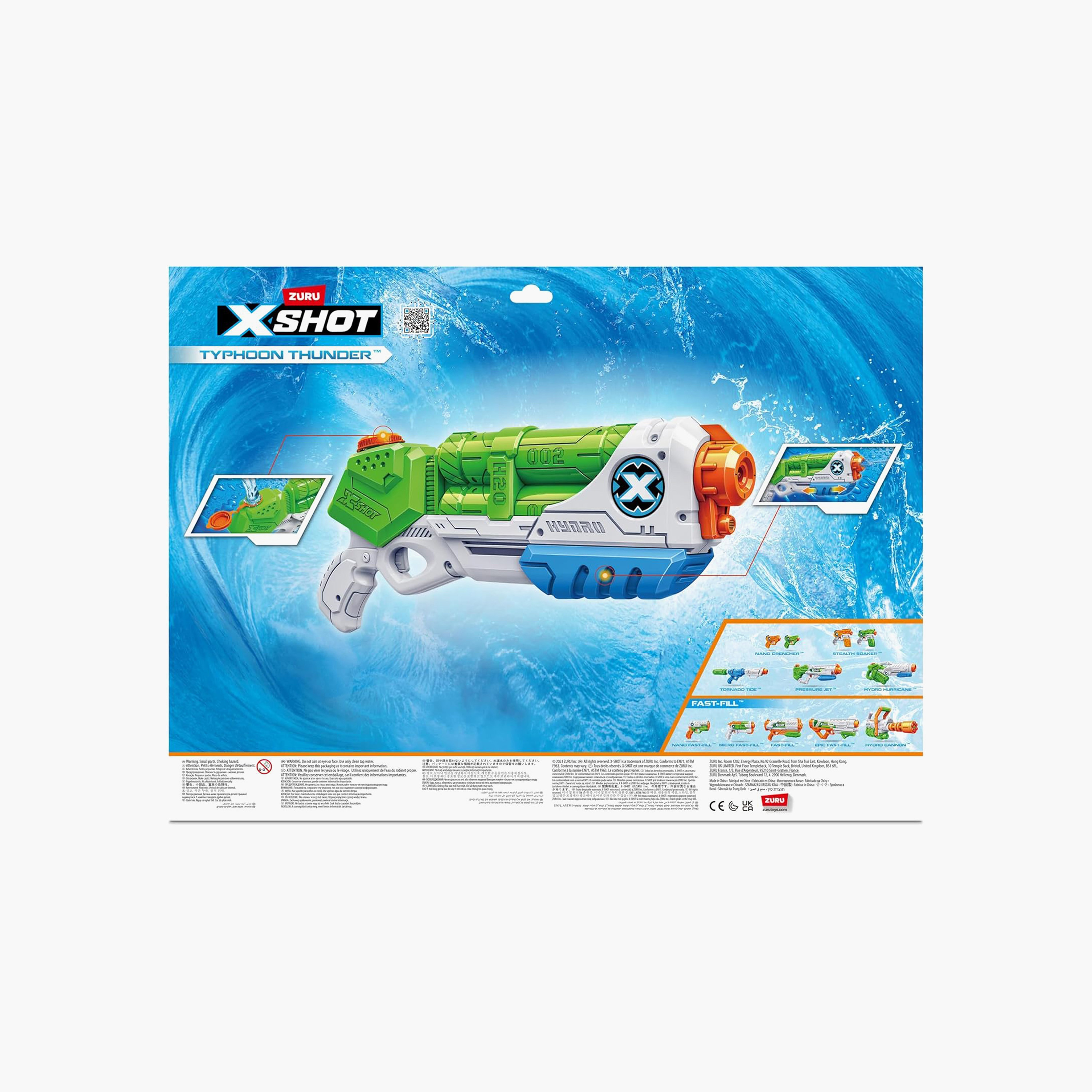 X-Shot 3-Piece Typhoon Thunder Water Blaster Set-toys-outdoor-poolandbeach-waterandbubbleguns-image-4
