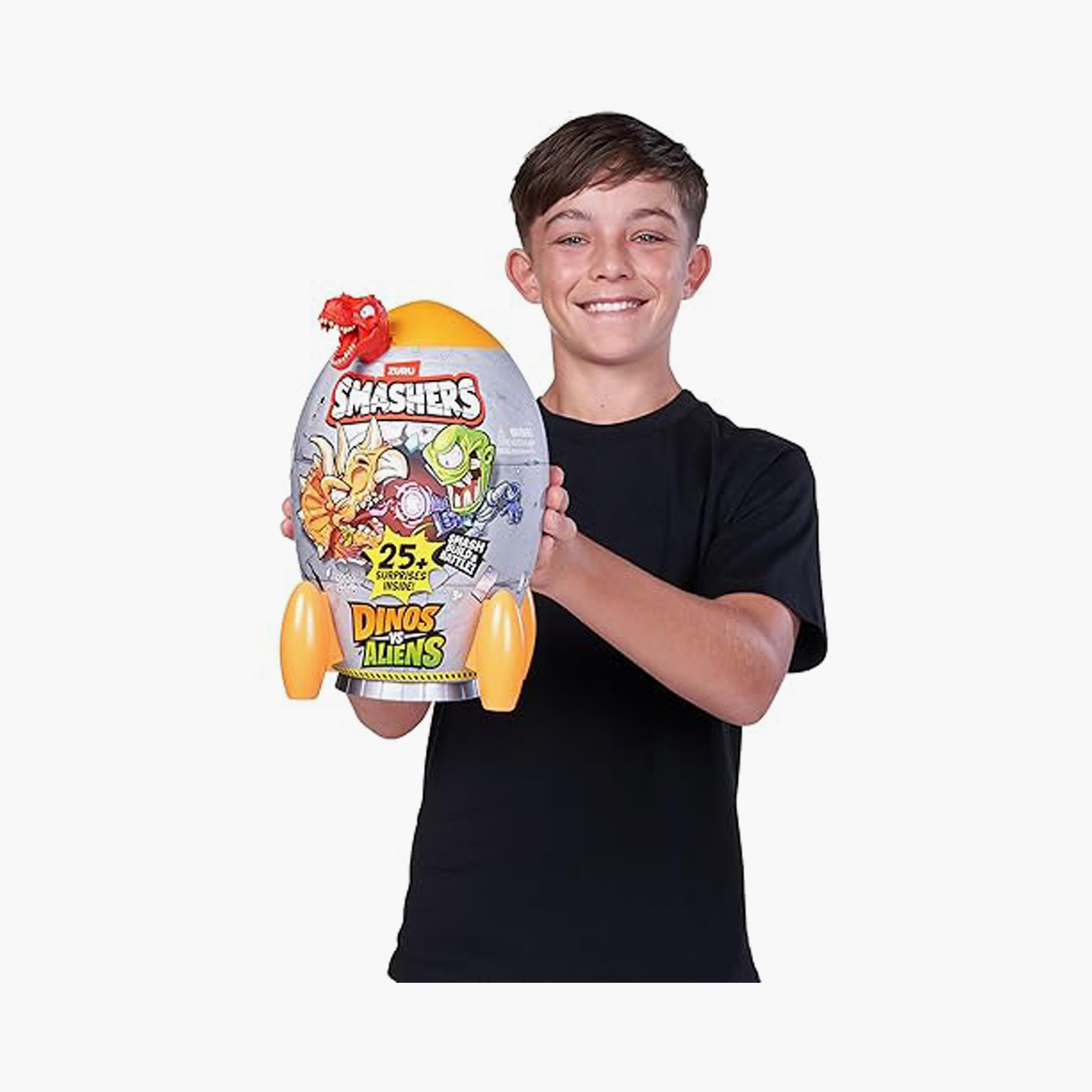 Smashers-Dinos VS Aliens- Series 1-Dinos VS Aliens Rocket - T-Rex-toys-playfigures-actionfigures-image-4