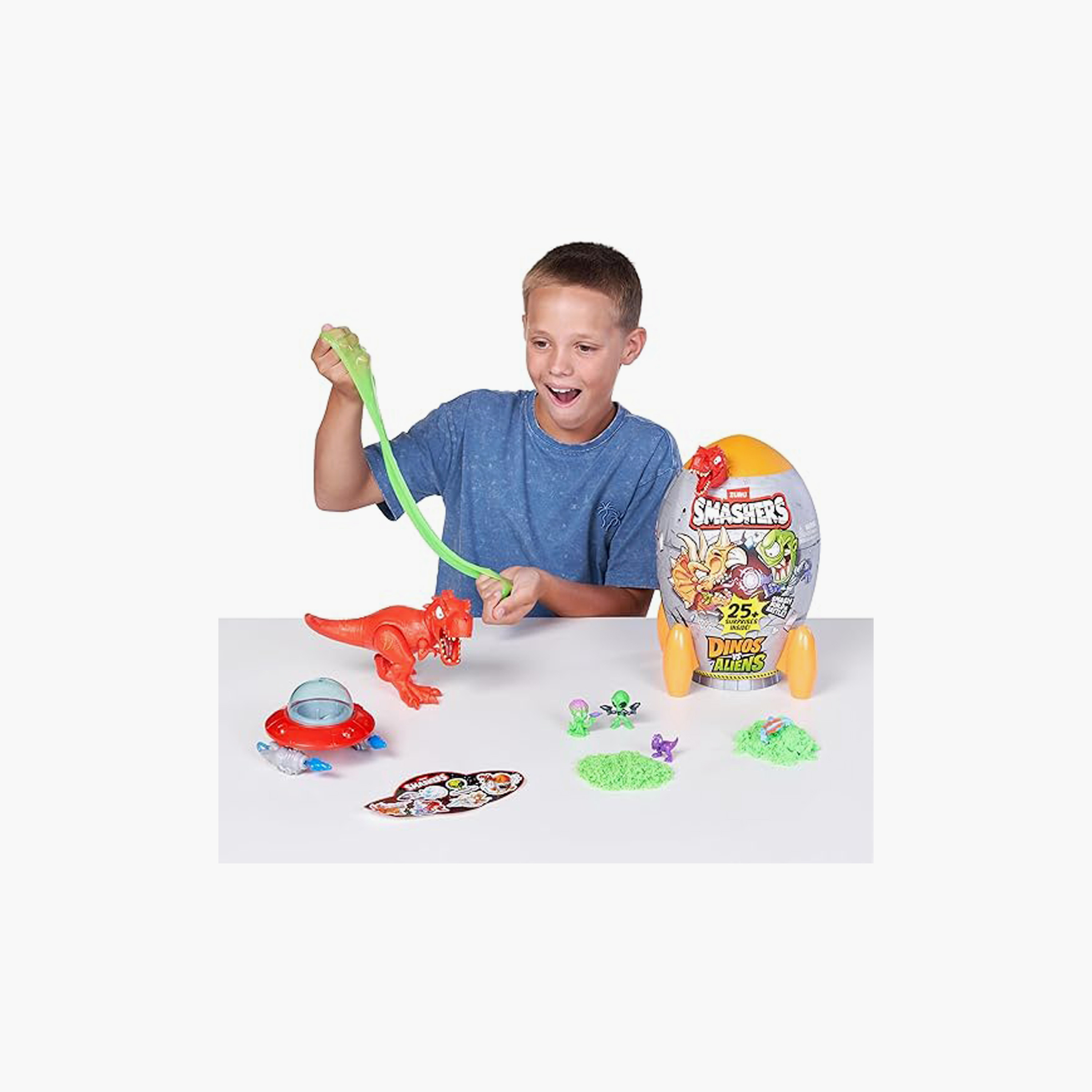 Smashers-Dinos VS Aliens- Series 1-Dinos VS Aliens Rocket - T-Rex-toys-playfigures-actionfigures-image-5