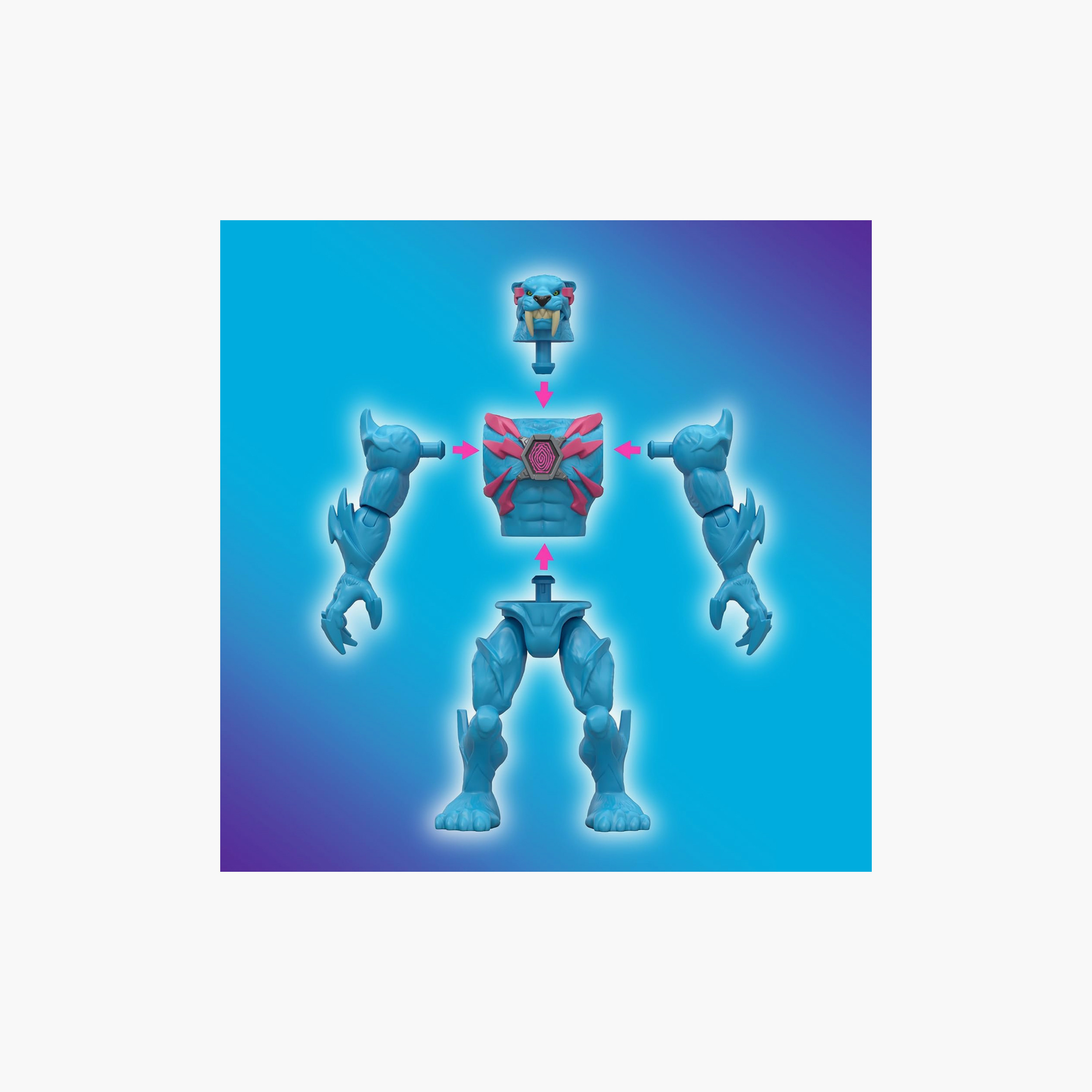 MrBeast LAB Hybrids 1 Mix & Match Action Figure -  4 Inch-toys-playfigures-actionfigures-image-5