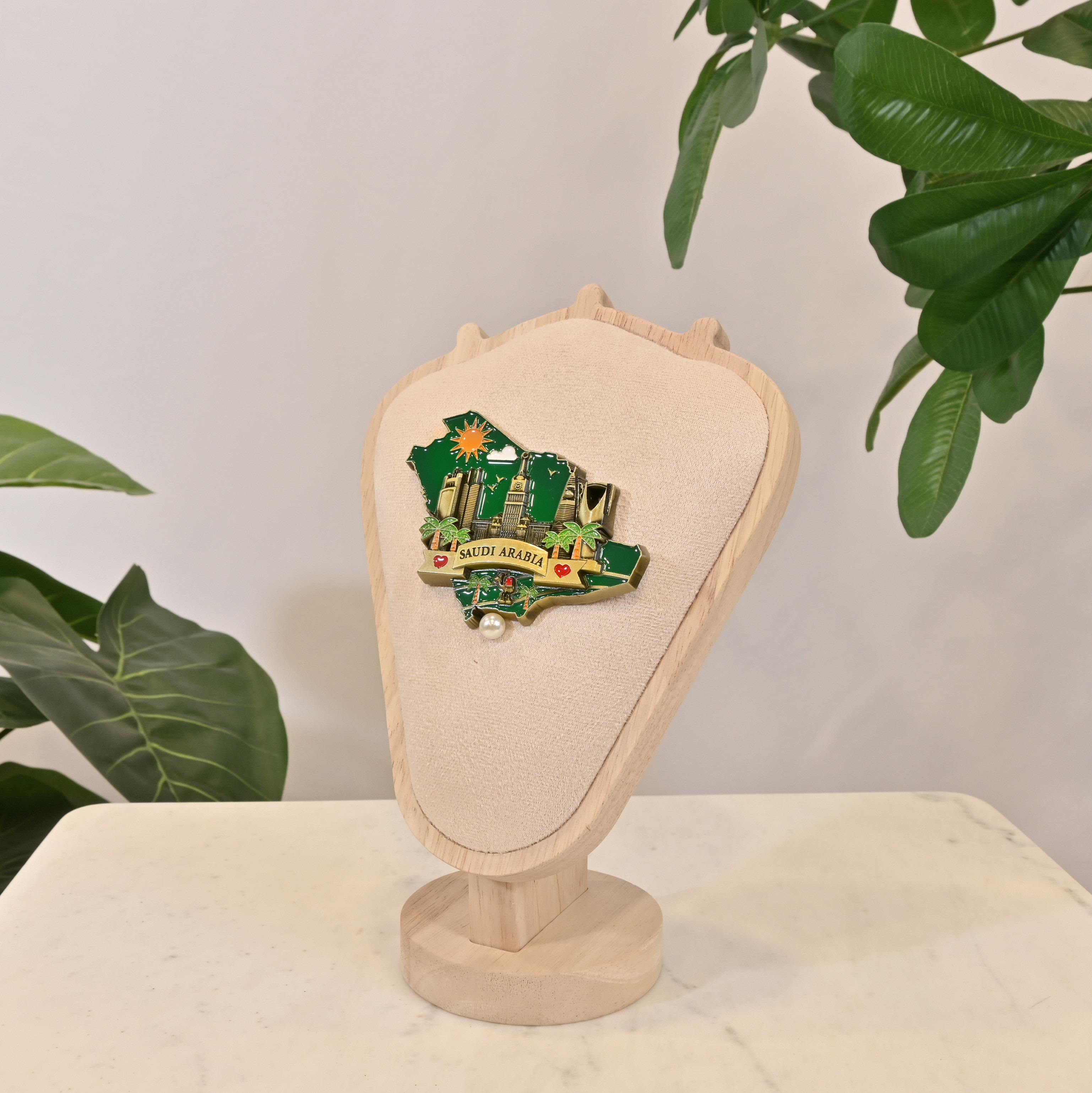 Crafted by Lifestyle Saudi Arabia Map Brooch-household-walldecorandmirrors-wallaccents-image-1