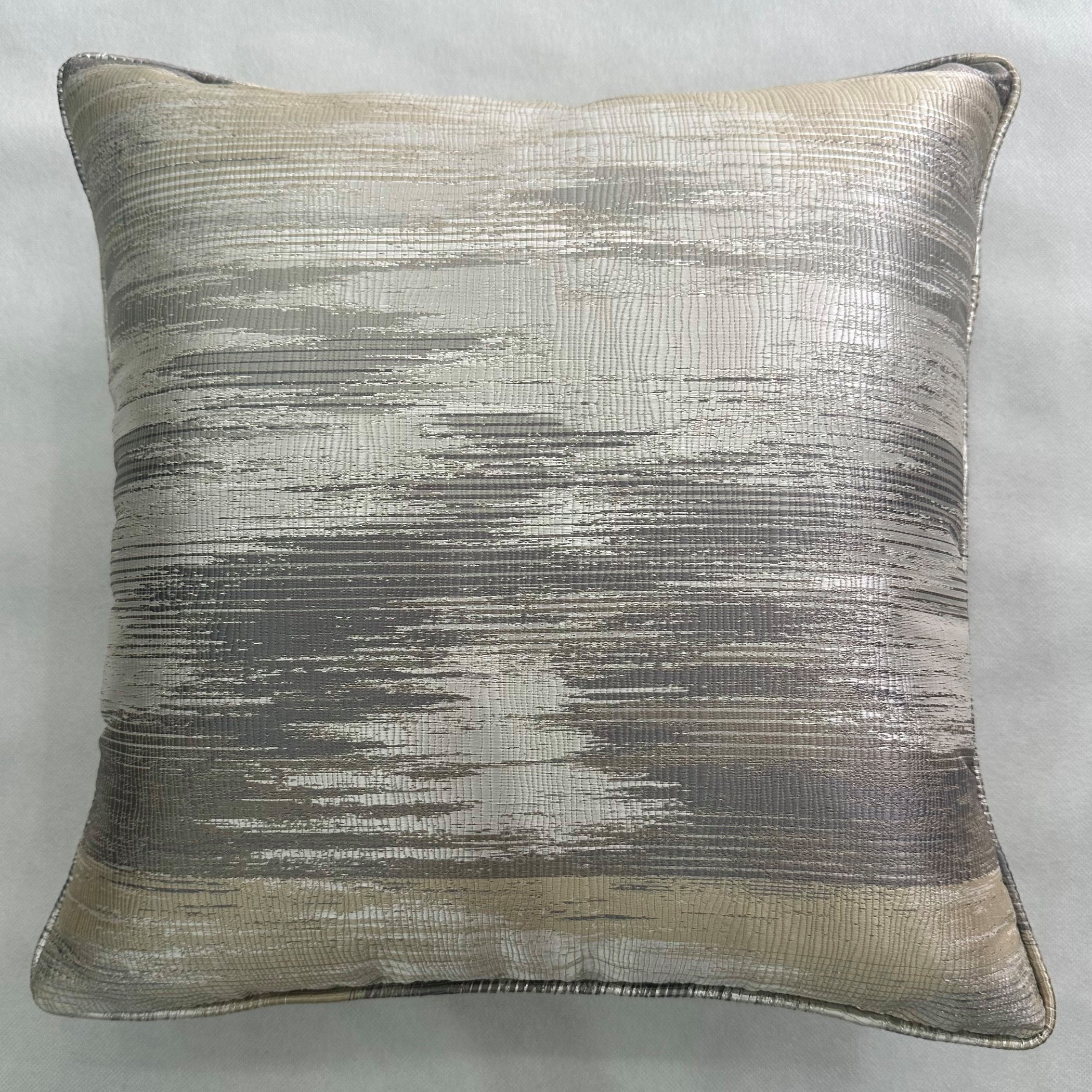 يونيك هوم وسادة ديكور بنسيج فضي رمادي-household-cushionsandthrows-filledcushions-decorativecushions-image-5