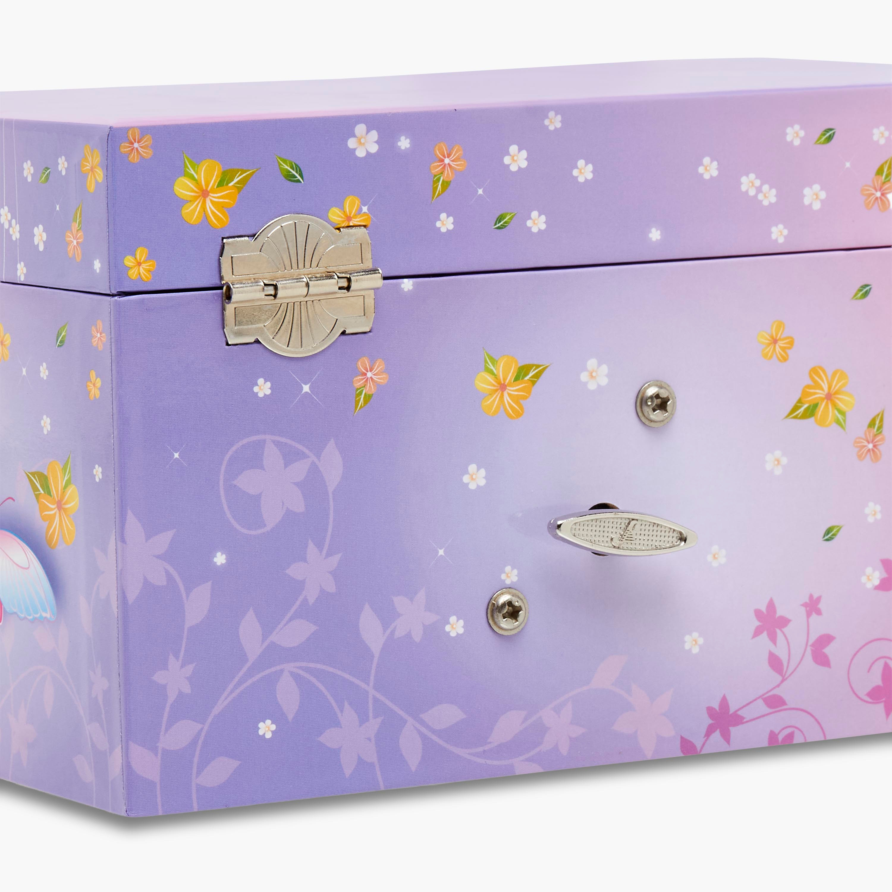 2-Compartment Jewellery Organiser with Butterfly Print - 18x12x10 cms-women-watchesandjewellery-jewellery-storage-image-7
