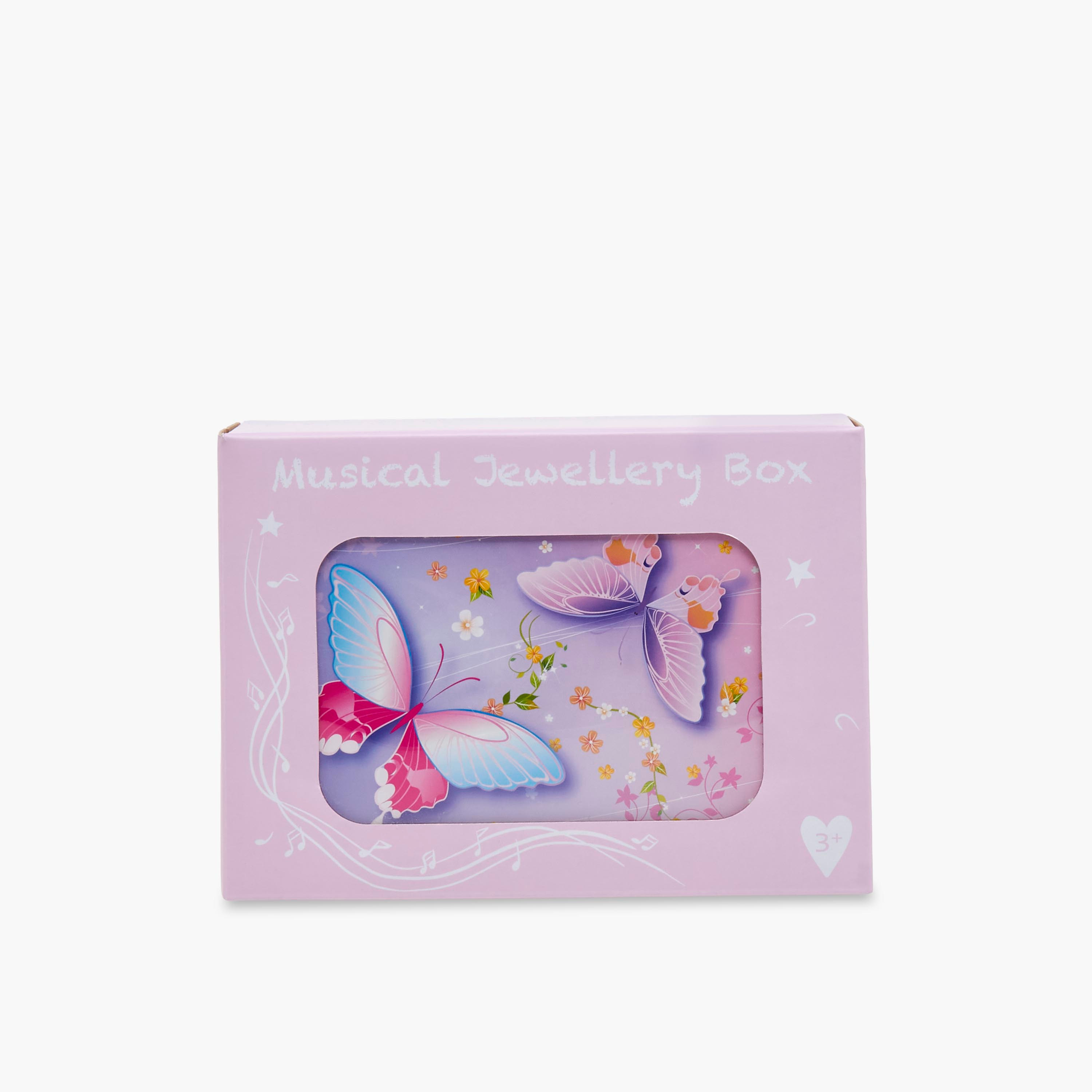2-Compartment Jewellery Organiser with Butterfly Print - 18x12x10 cms-women-watchesandjewellery-jewellery-storage-image-8