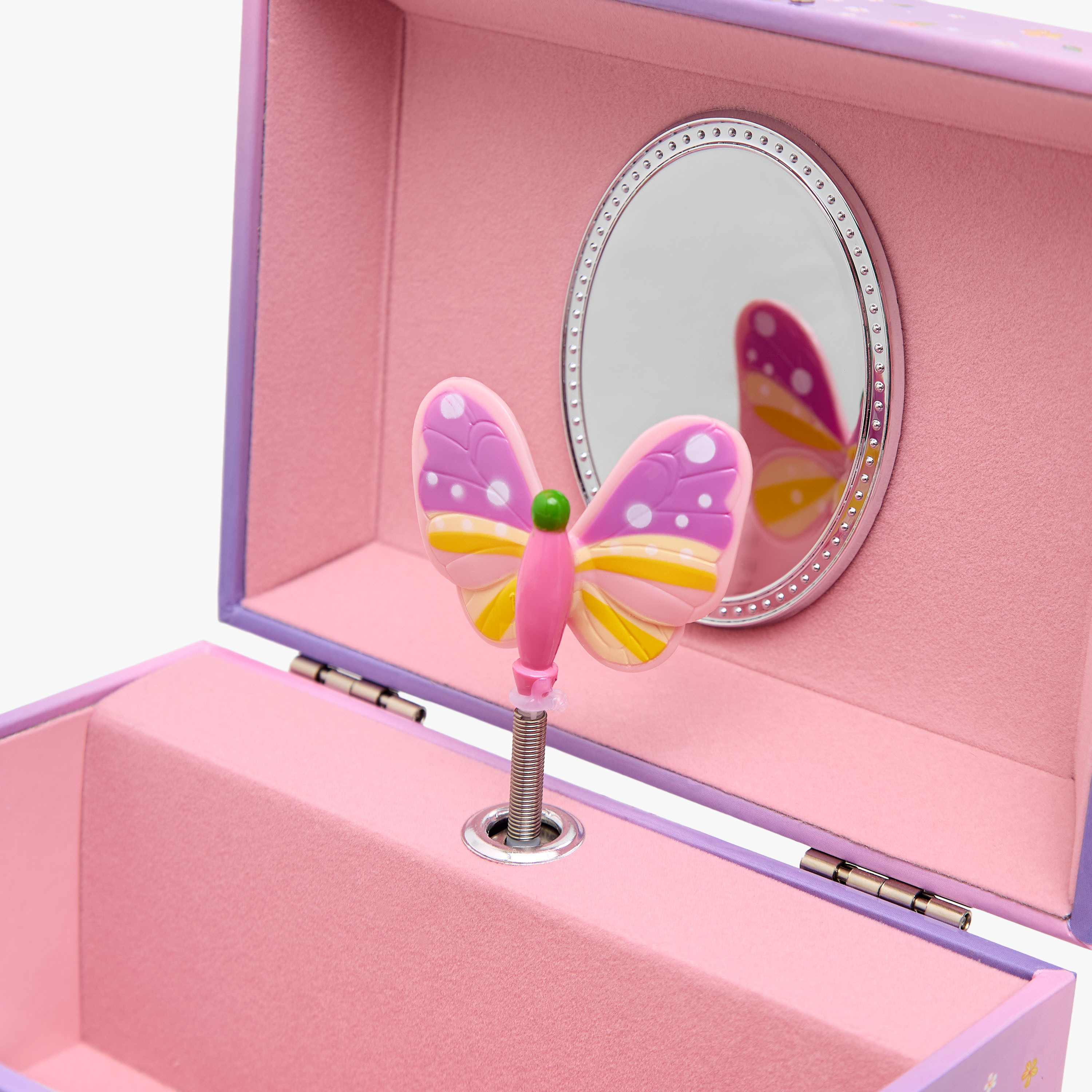Musical Jewellery Box Butterfly Print - 14.8x10.6x8.5 cms-women-watchesandjewellery-jewellery-storage-image-6