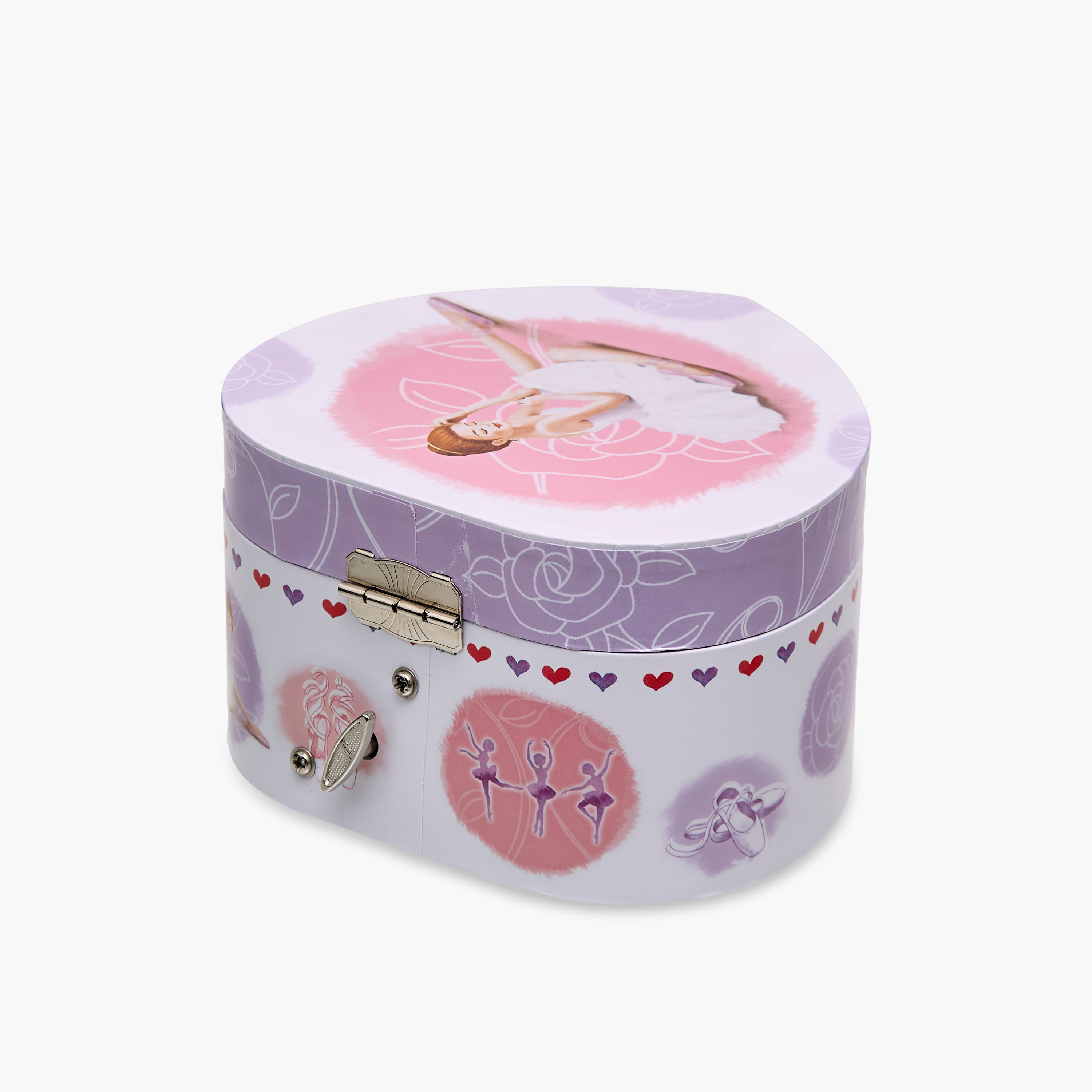 Musical Jewellery Box Ballerina Print - 14.5x13.5x8.5 cms-women-watchesandjewellery-jewellery-storage-image-3