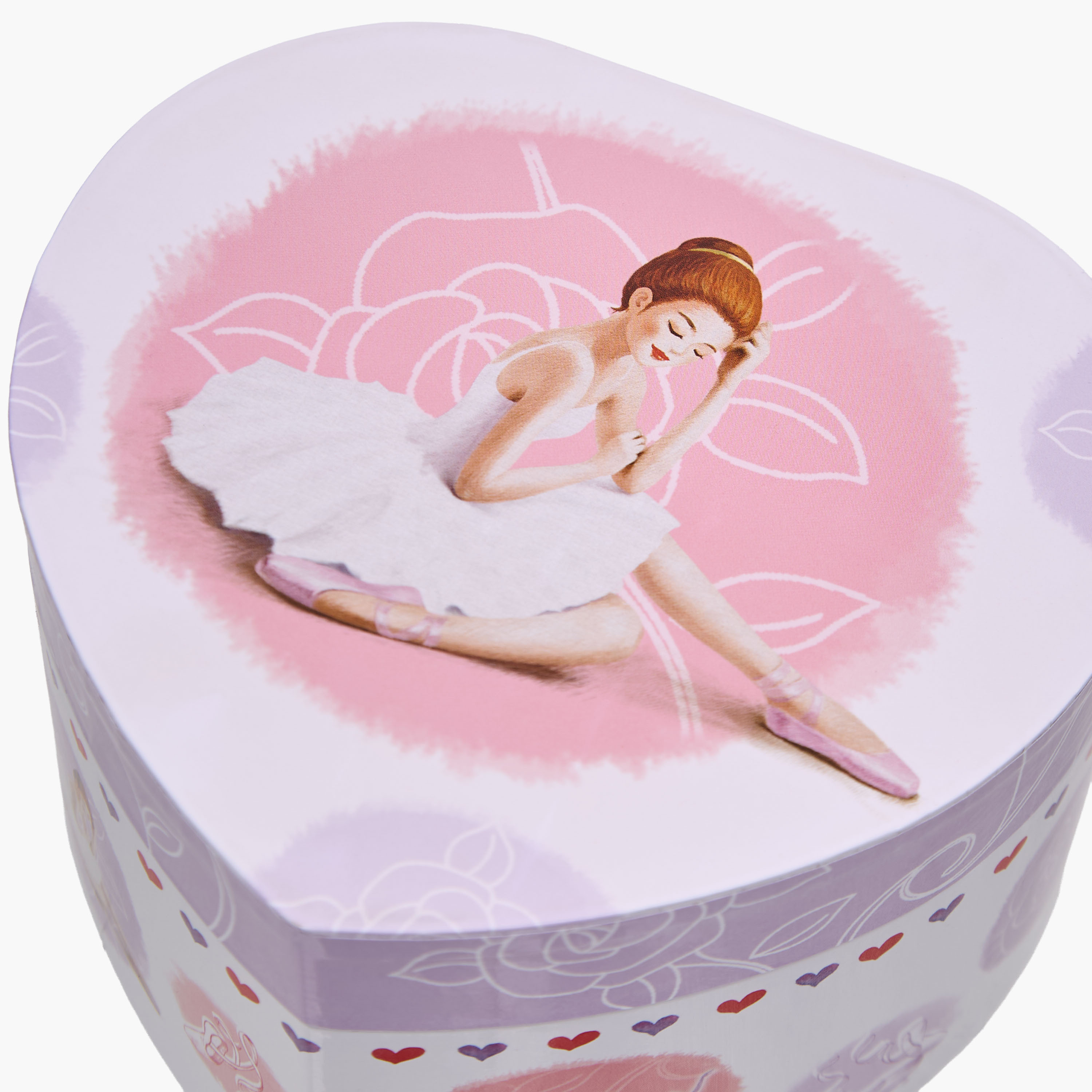 Musical Jewellery Box Ballerina Print - 14.5x13.5x8.5 cms-women-watchesandjewellery-jewellery-storage-image-5