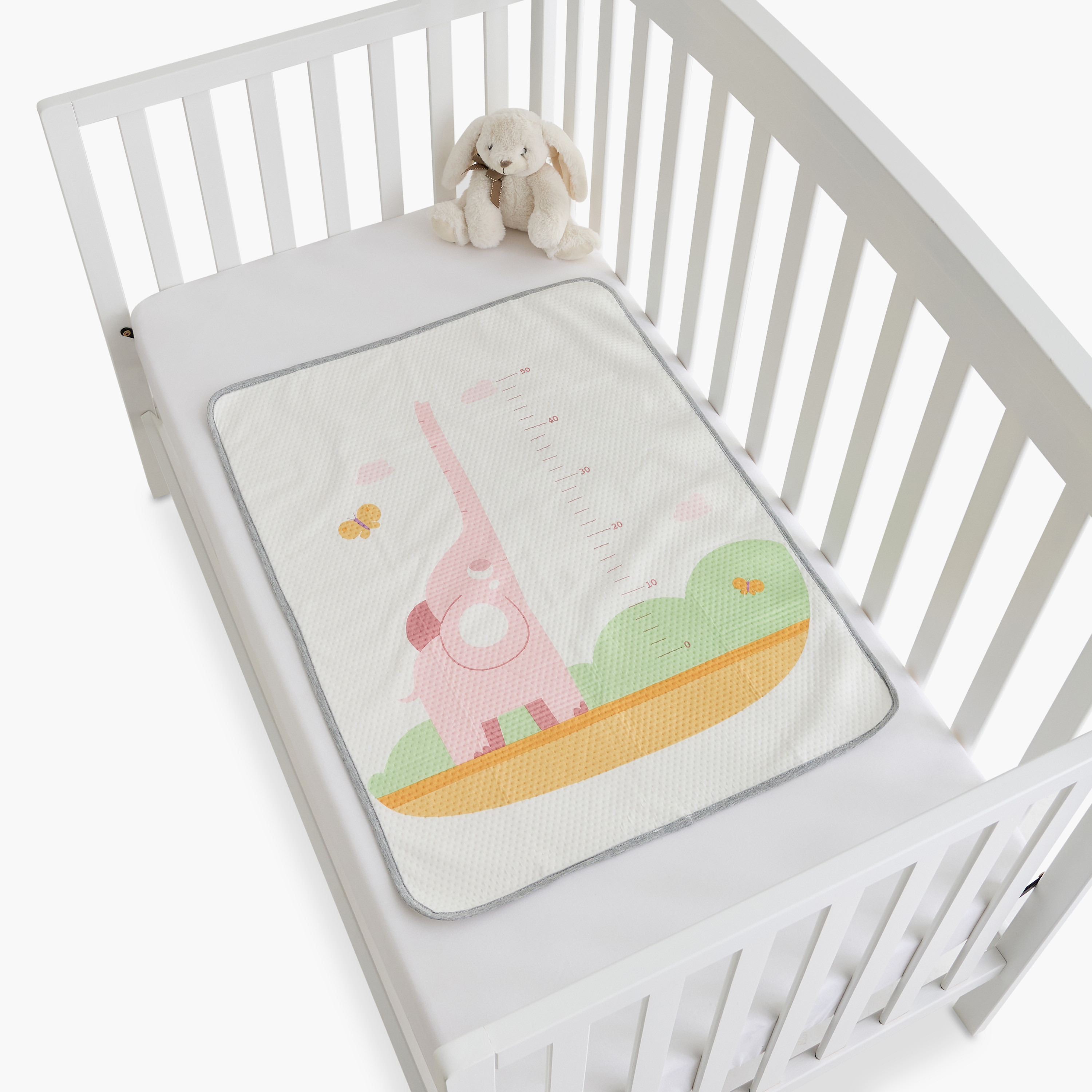 Juniors Changing Mat with Elephant Print, 65x85 cm-baby-diapering-changingmats-image-1