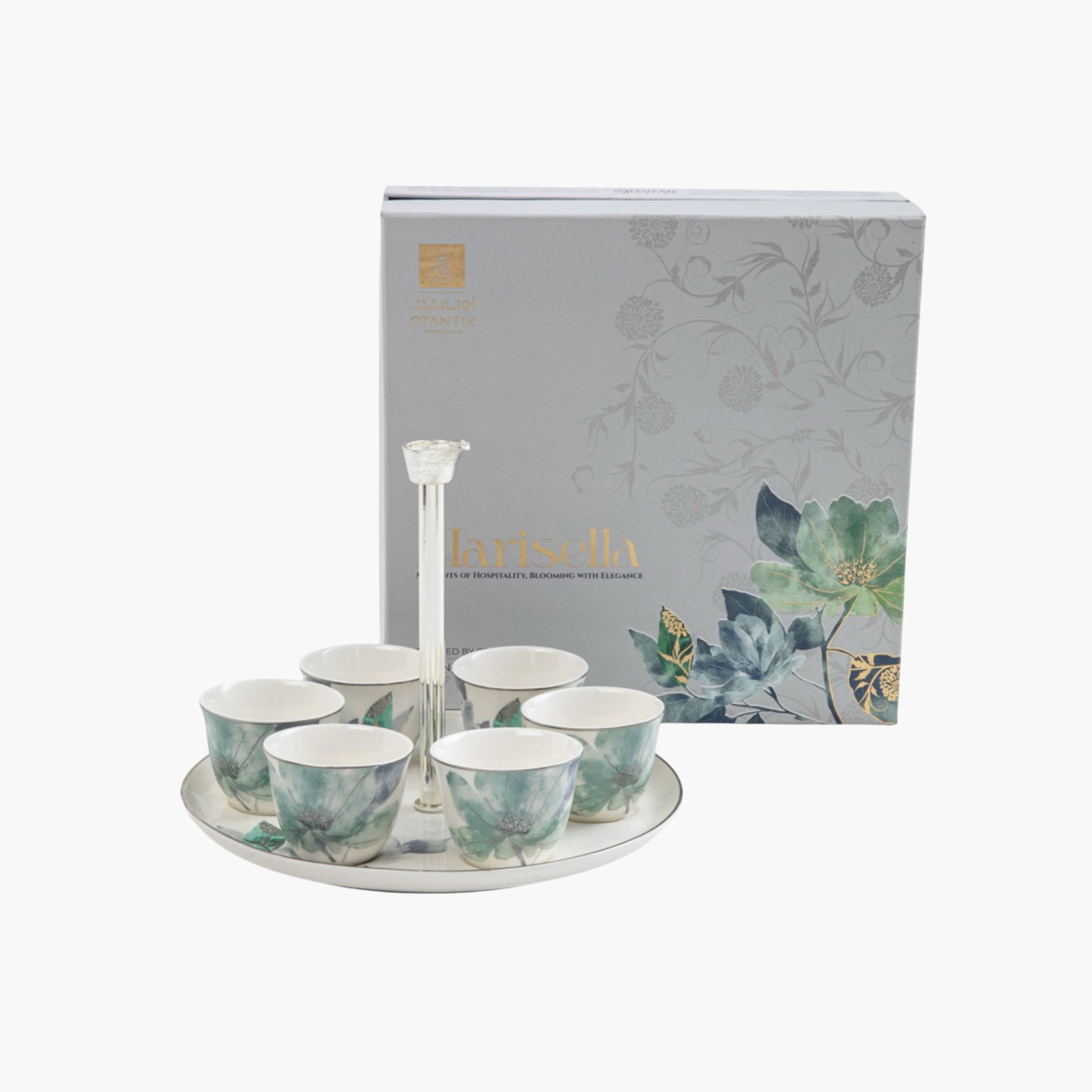 Otantik Floral Arabic Coffee Cup Set-household-dining-teaandcoffee-teaandcoffeesets-image-2