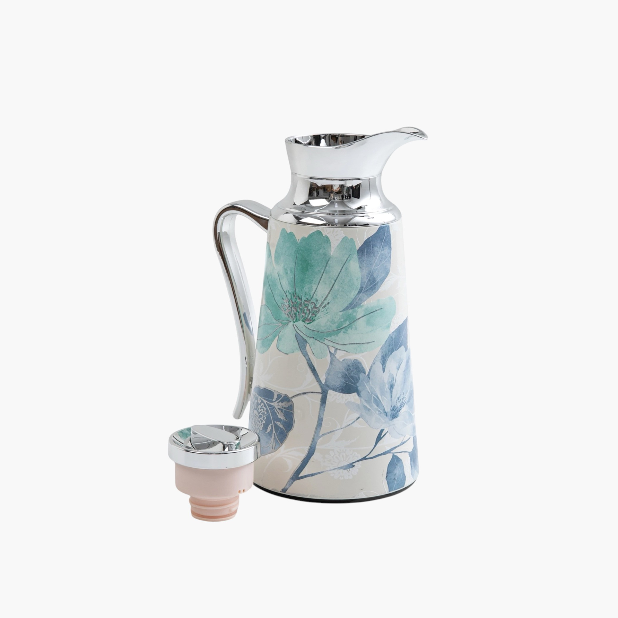 أوتانتيك ترمس حراري بنقشة زهور مع مقبض-household-dining-teaandcoffee-vacuumflaskscoffeeandteapots-image-2