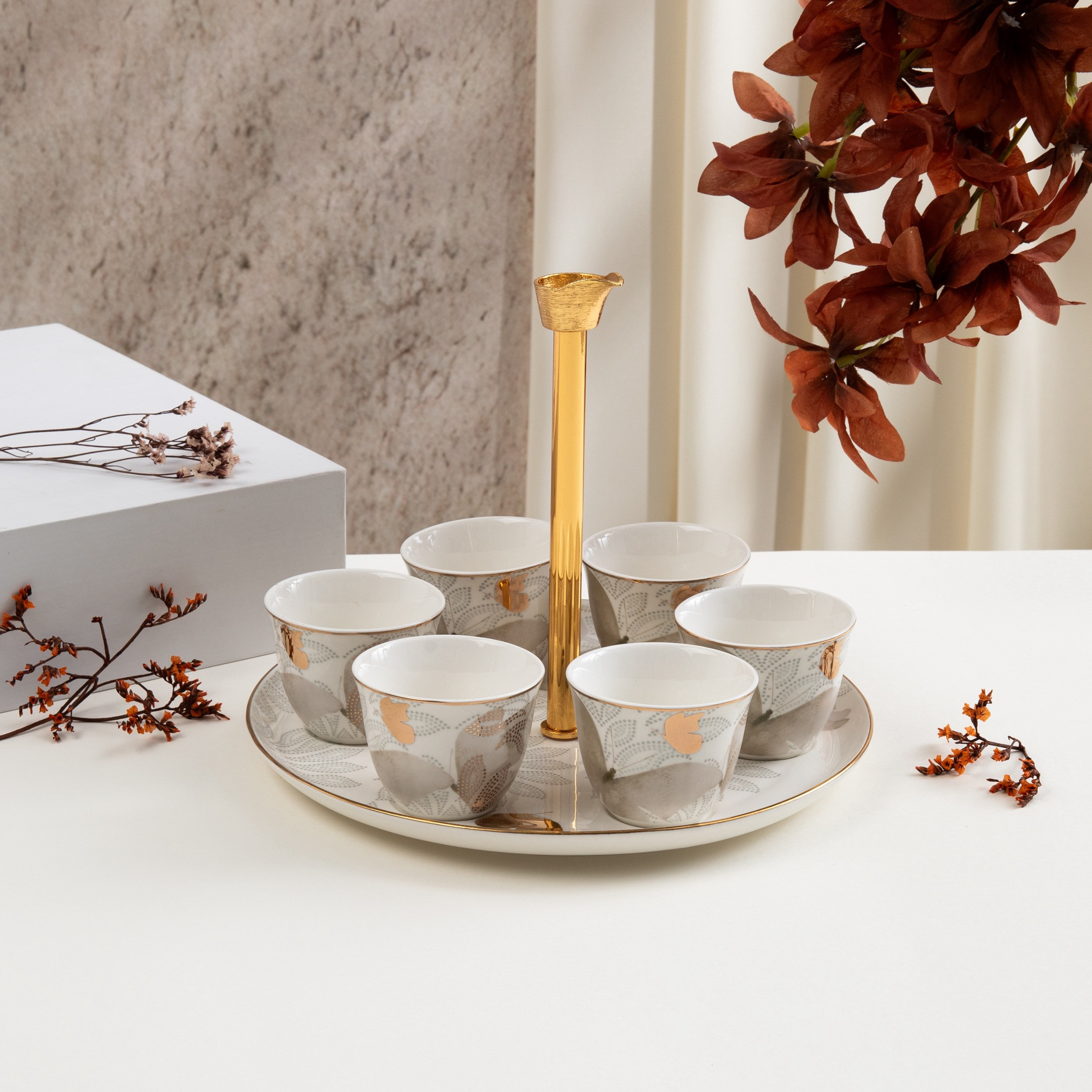 أوتانتيك طقم فناجين قهوة الفراشة-household-dining-teaandcoffee-teaandcoffeesets-image-1