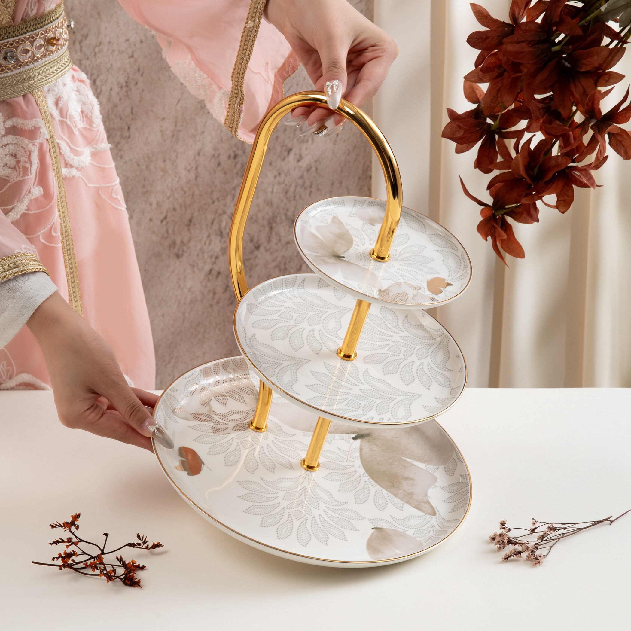 Otantik Three Tier Serving Stand-household-dining-serveware-cakestands-image-3