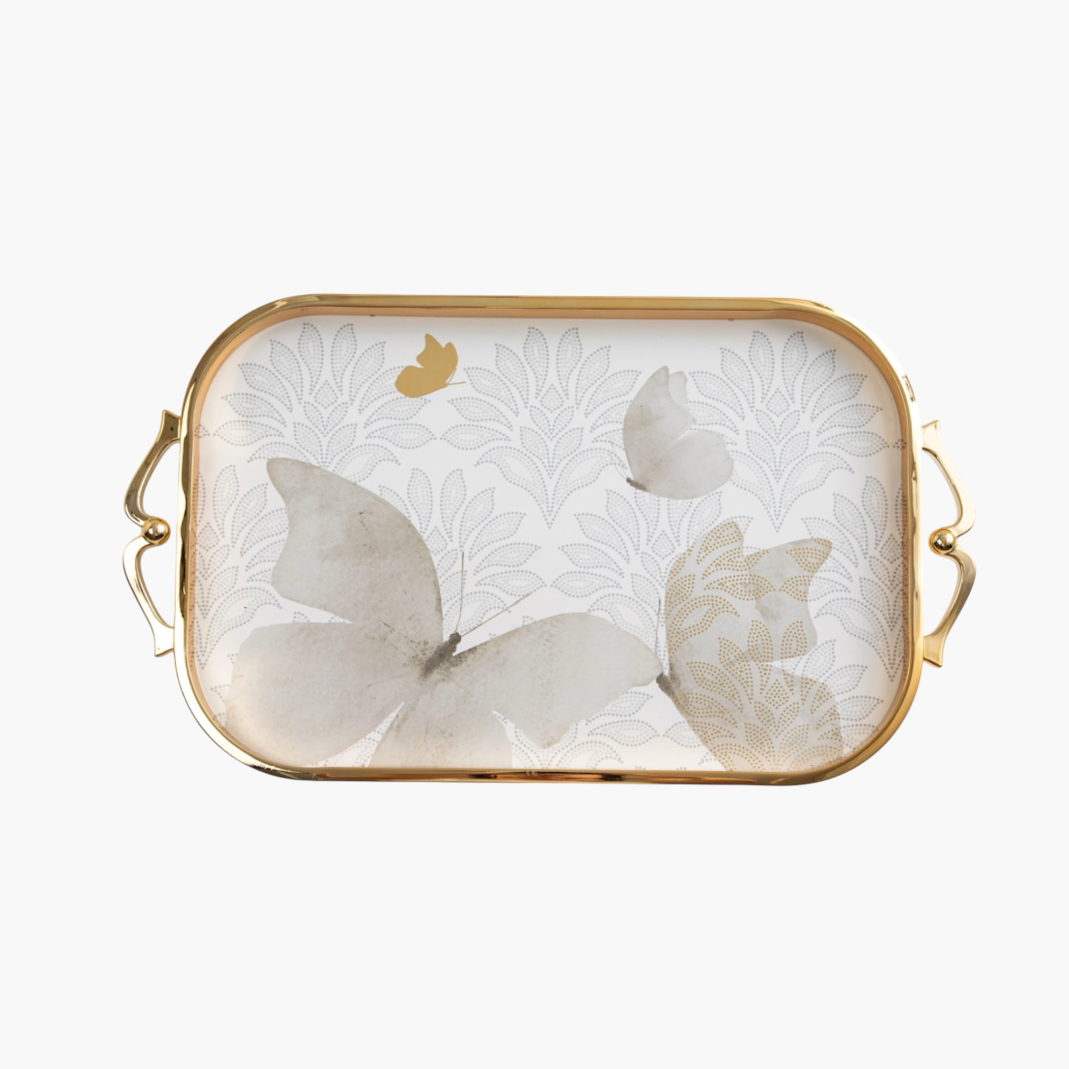 Otantik Butterfly Design Serving Tray-household-dining-serveware-servingtrays-image-2