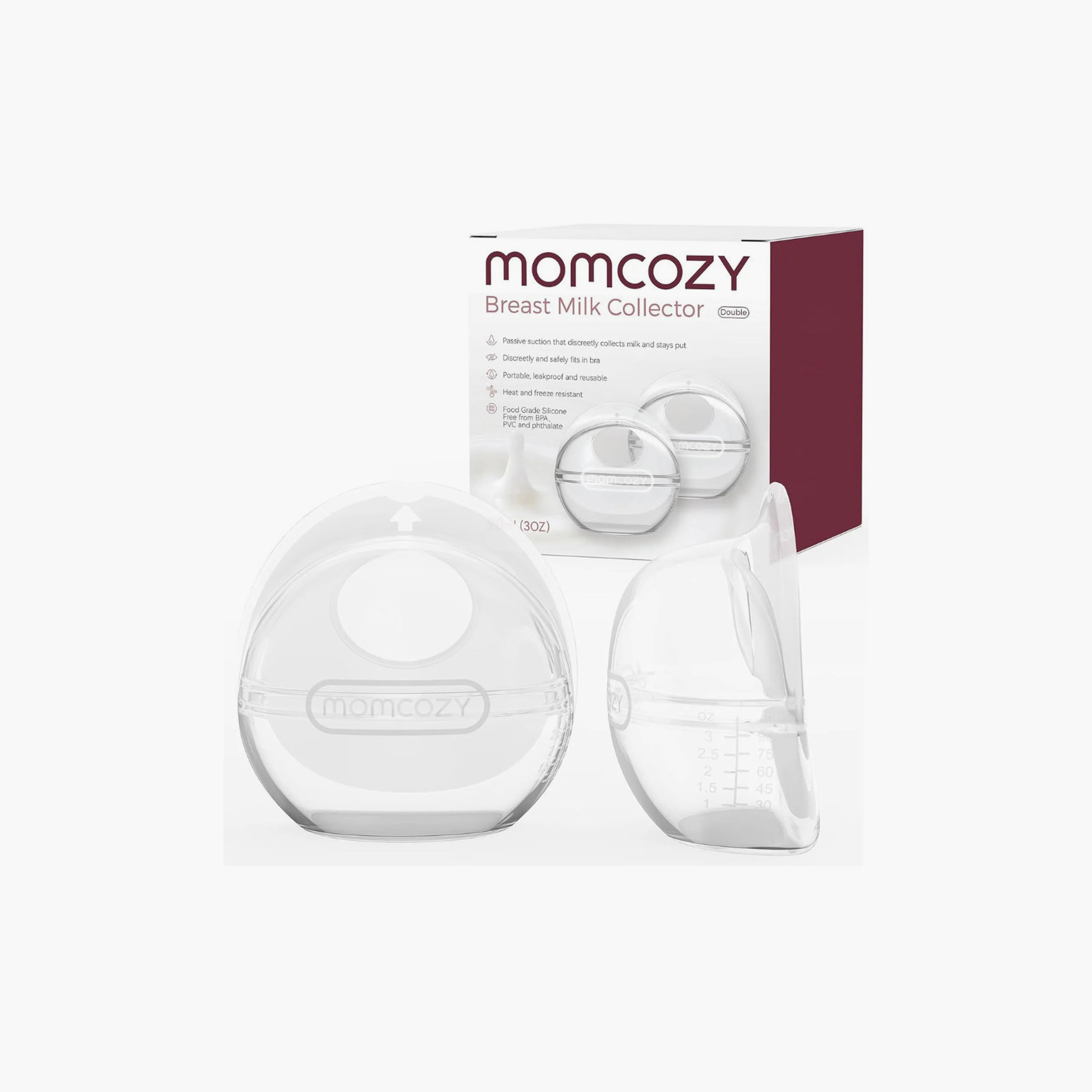 Momcozy Reusable Breastmilk Collector - 90ml-baby-feeding-breastfeedingandcare-image-2