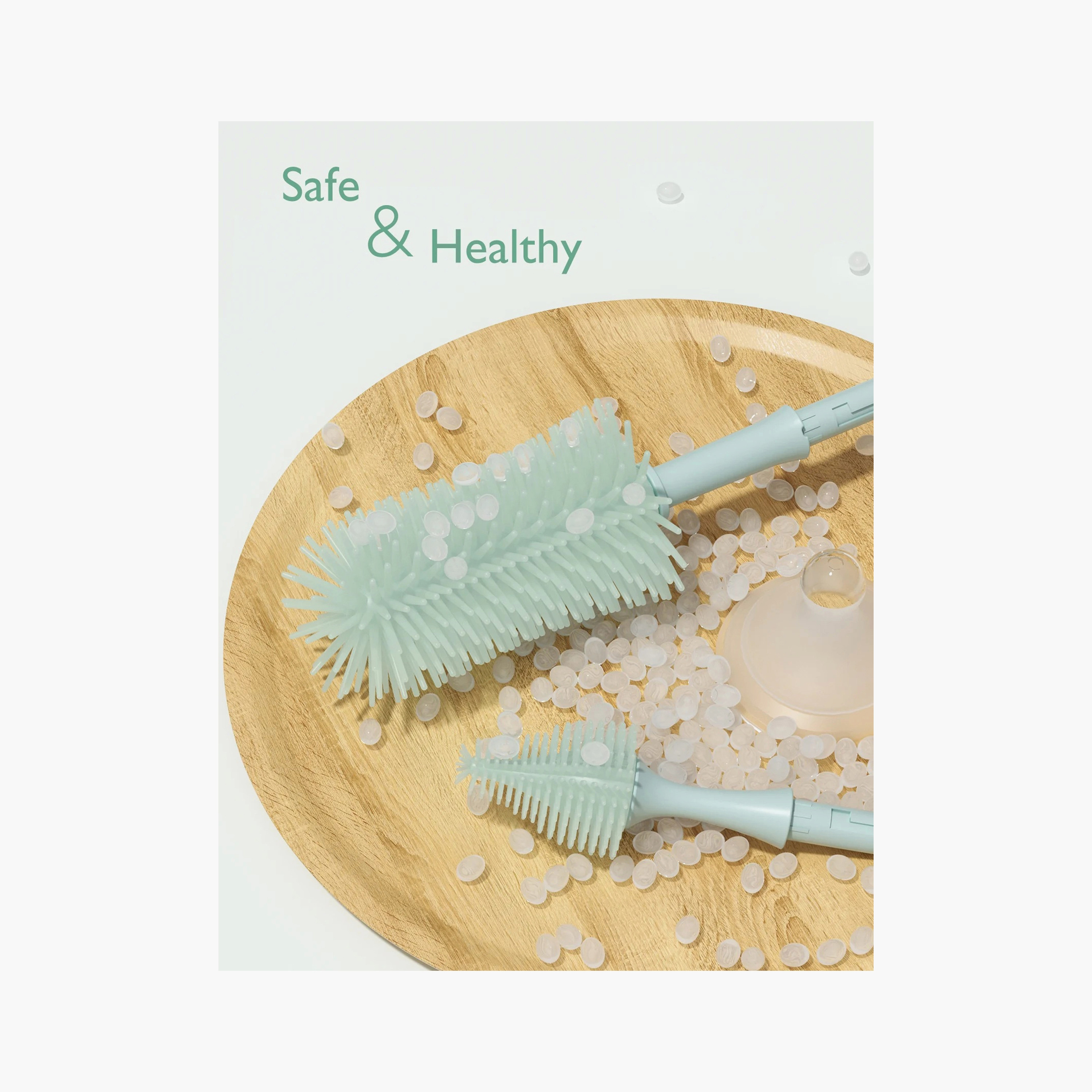 Momcozy Innovative Push-Press Design Cleaning Bottle Brush Kit-baby-feeding-accessories-image-2