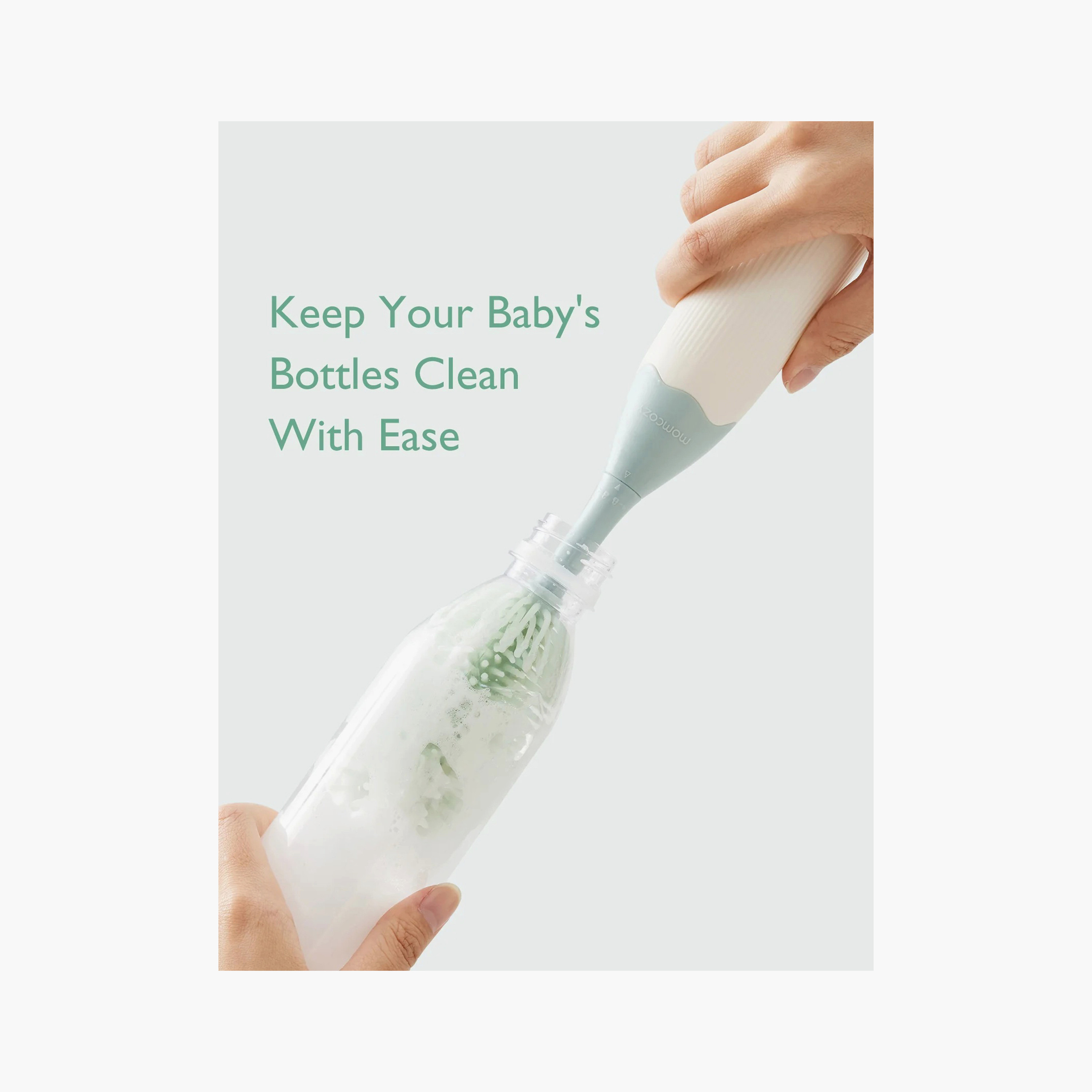 Momcozy Innovative Push-Press Design Cleaning Bottle Brush Kit-baby-feeding-accessories-image-3