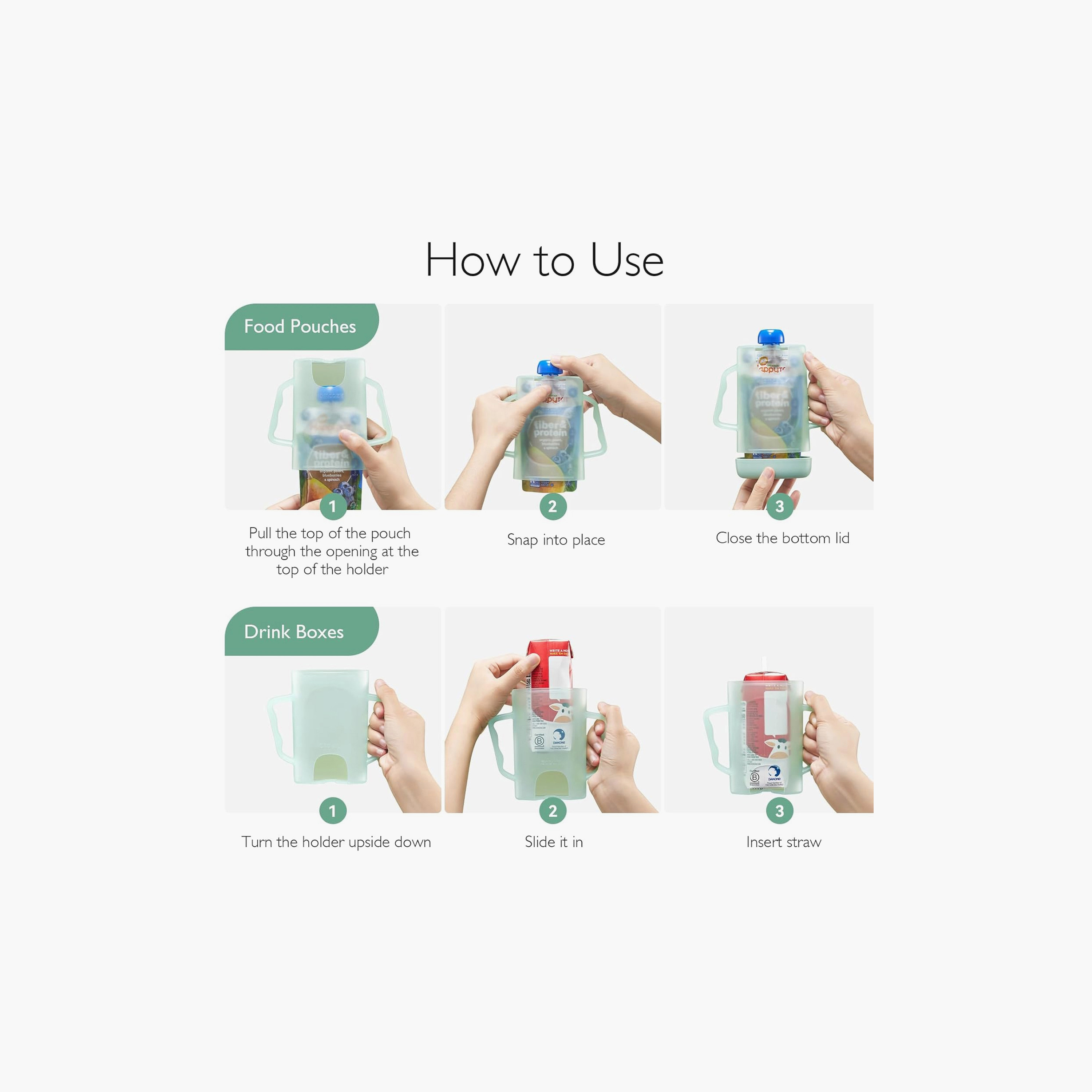 Momcozy Self-Feeding Squeeze Pouch Holder-baby-feeding-accessories-image-2