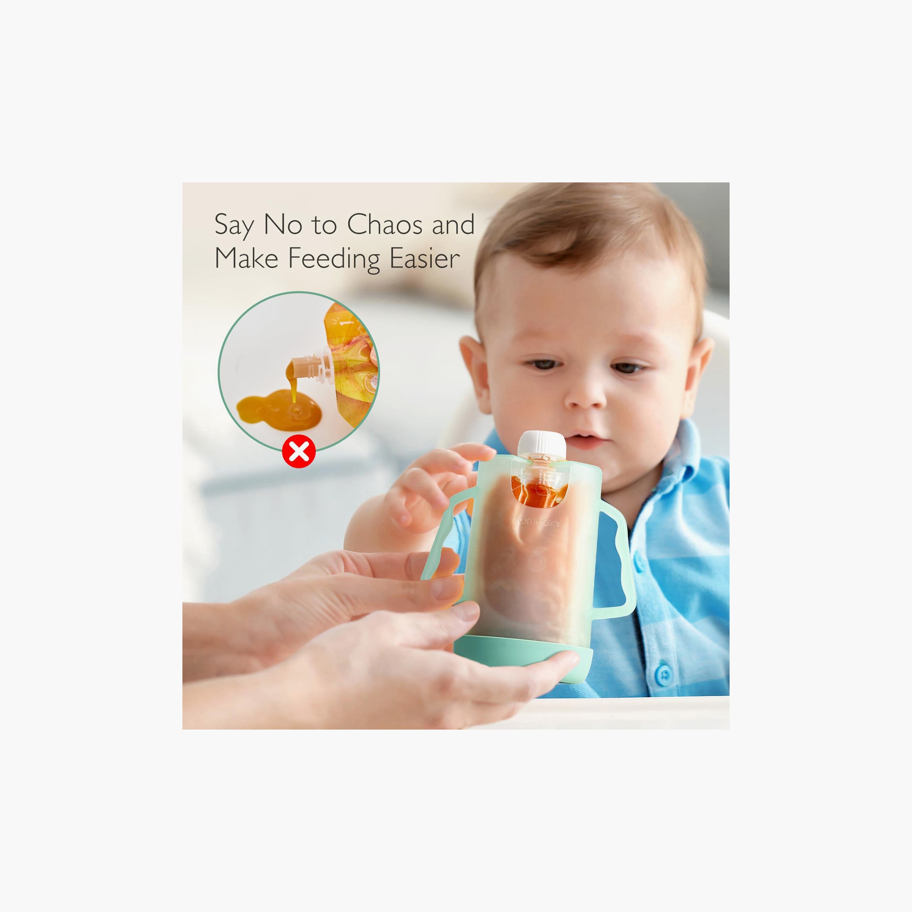 Momcozy Self-Feeding Squeeze Pouch Holder-baby-feeding-accessories-image-5