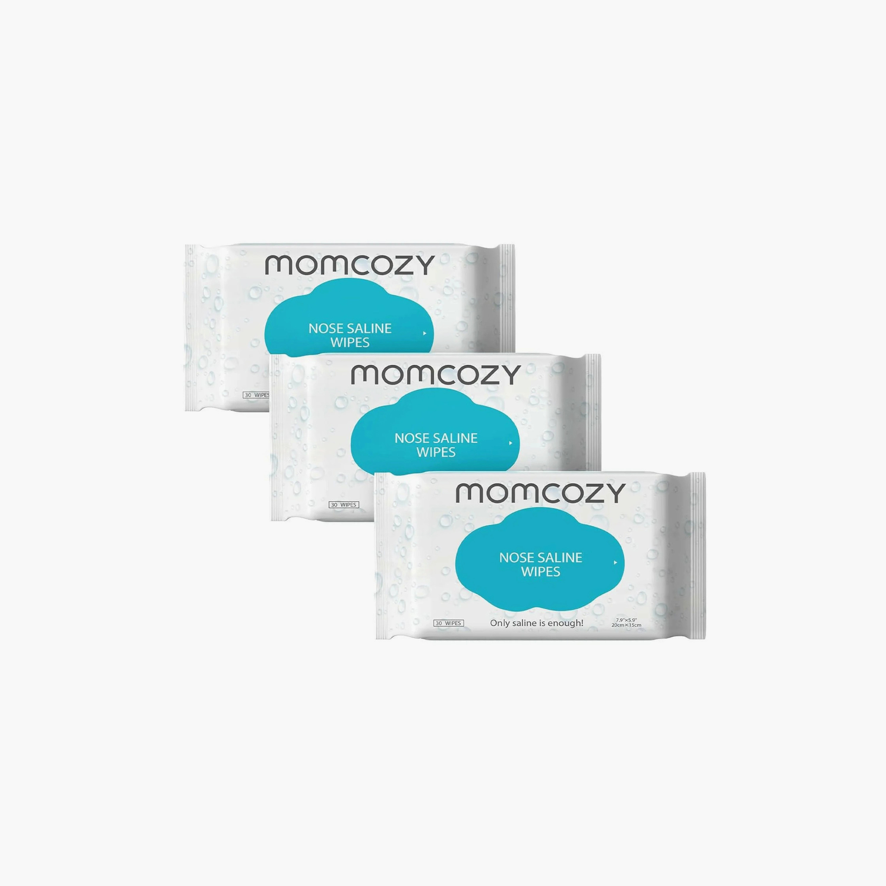 حزمة من 12 منديل مبلل للأطفال بمحلول الملح للأنف من مومكوزي - 360 قطعة-baby-diapering-babywipes-image-3
