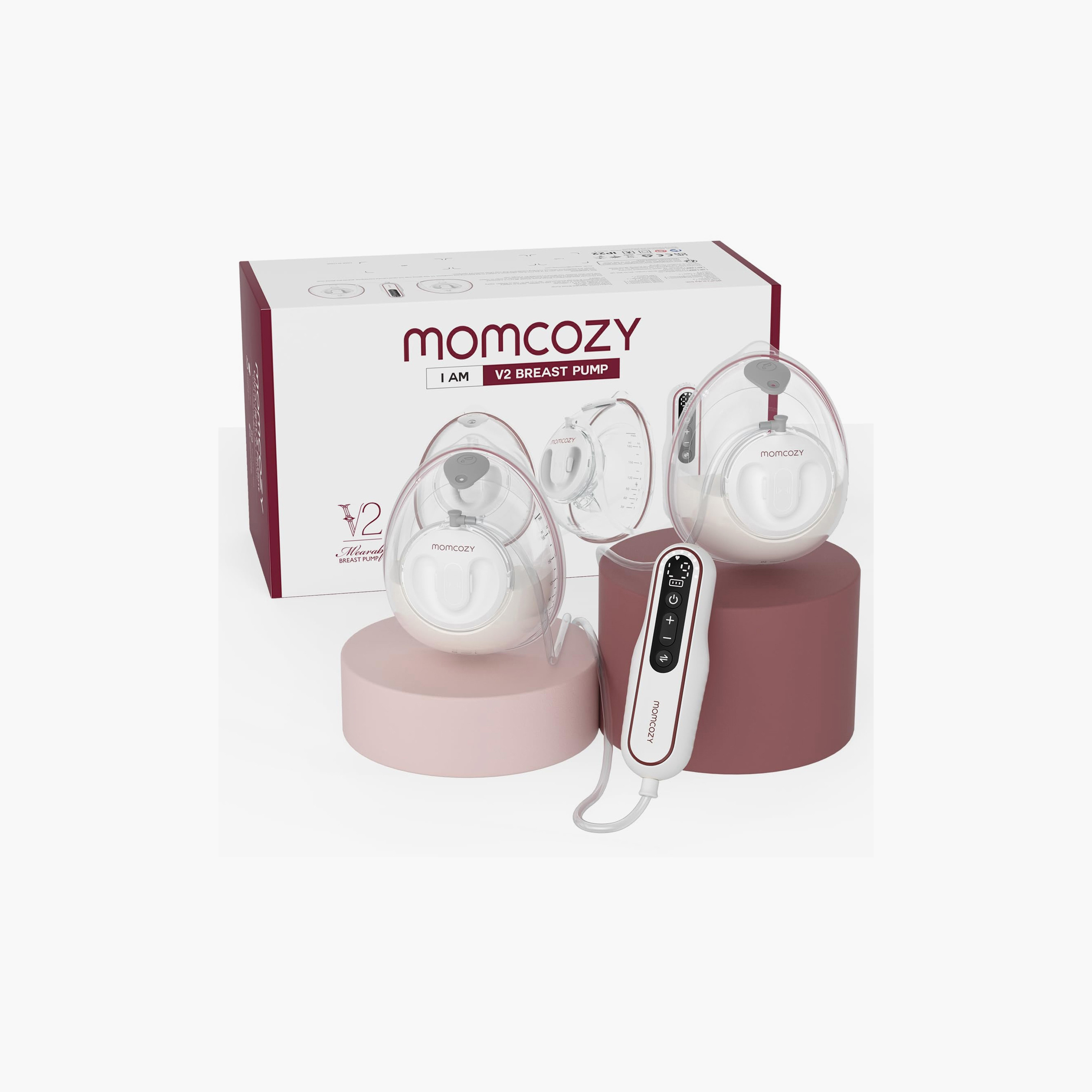 Momcozy V2 Breast Pump - White-baby-feeding-breastfeedingandcare-image-4