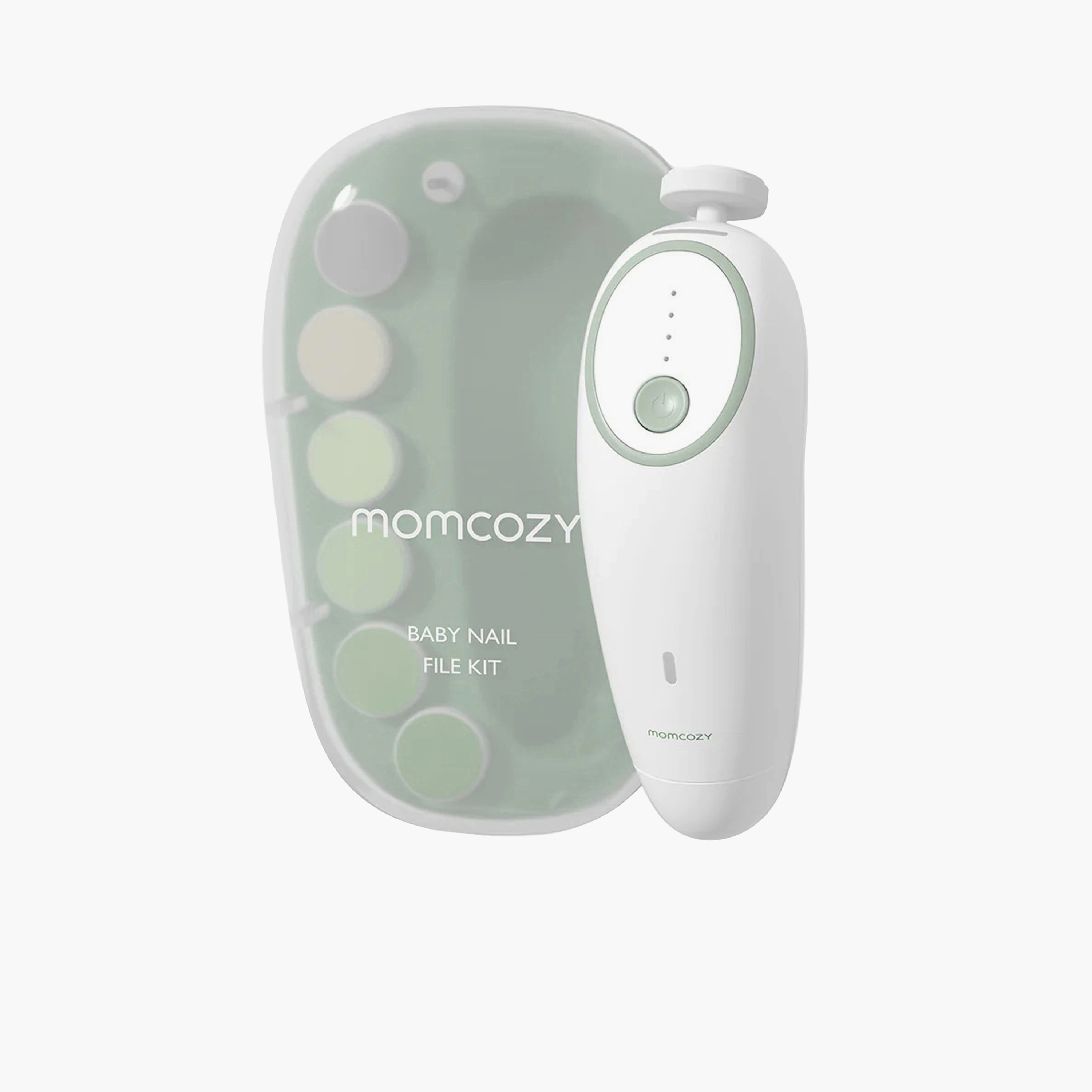 مجموعة مبرد أظافر الطفل القابلة لإعادة الشحن أبيض وأخضر من مومكوزي-baby-bathandcare-hairbodyskincare-image-9