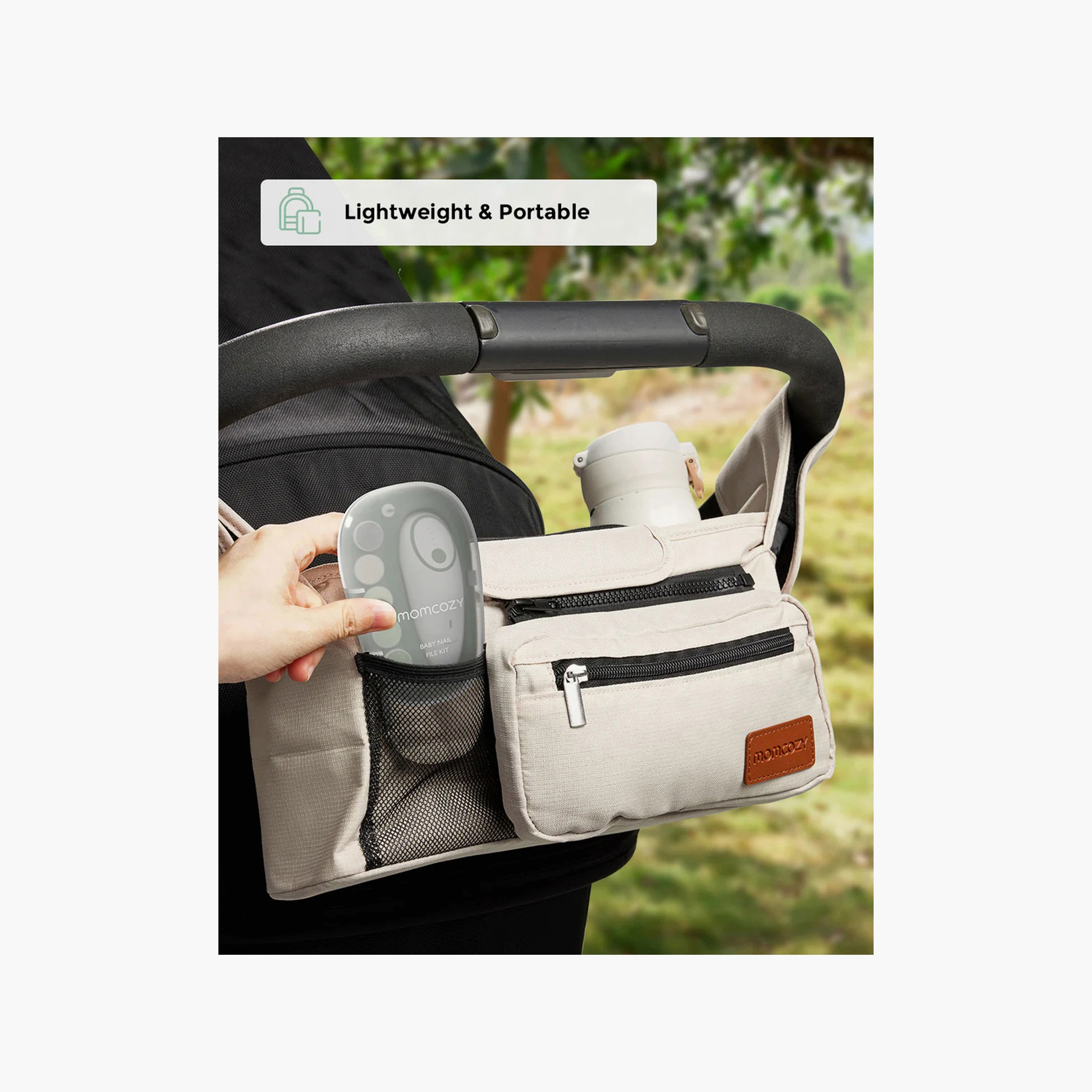 مجموعة مبرد أظافر الطفل القابلة لإعادة الشحن أبيض وأخضر من مومكوزي-baby-bathandcare-hairbodyskincare-image-1