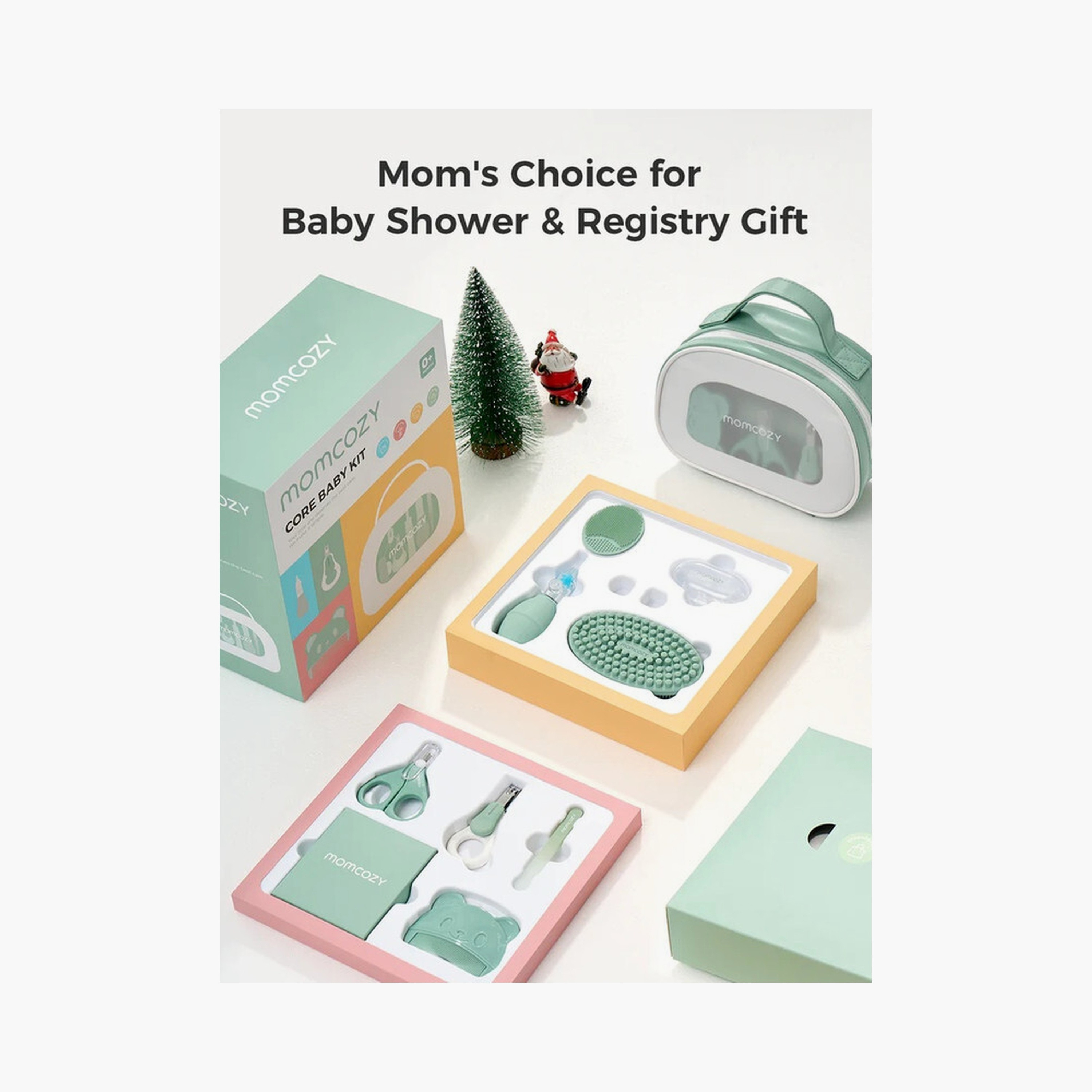 مجموعة أدوات العناية الأساسية بالطفل الكل في 1 من مومكوزي.-baby-bathandcare-hairbodyskincare-image-3