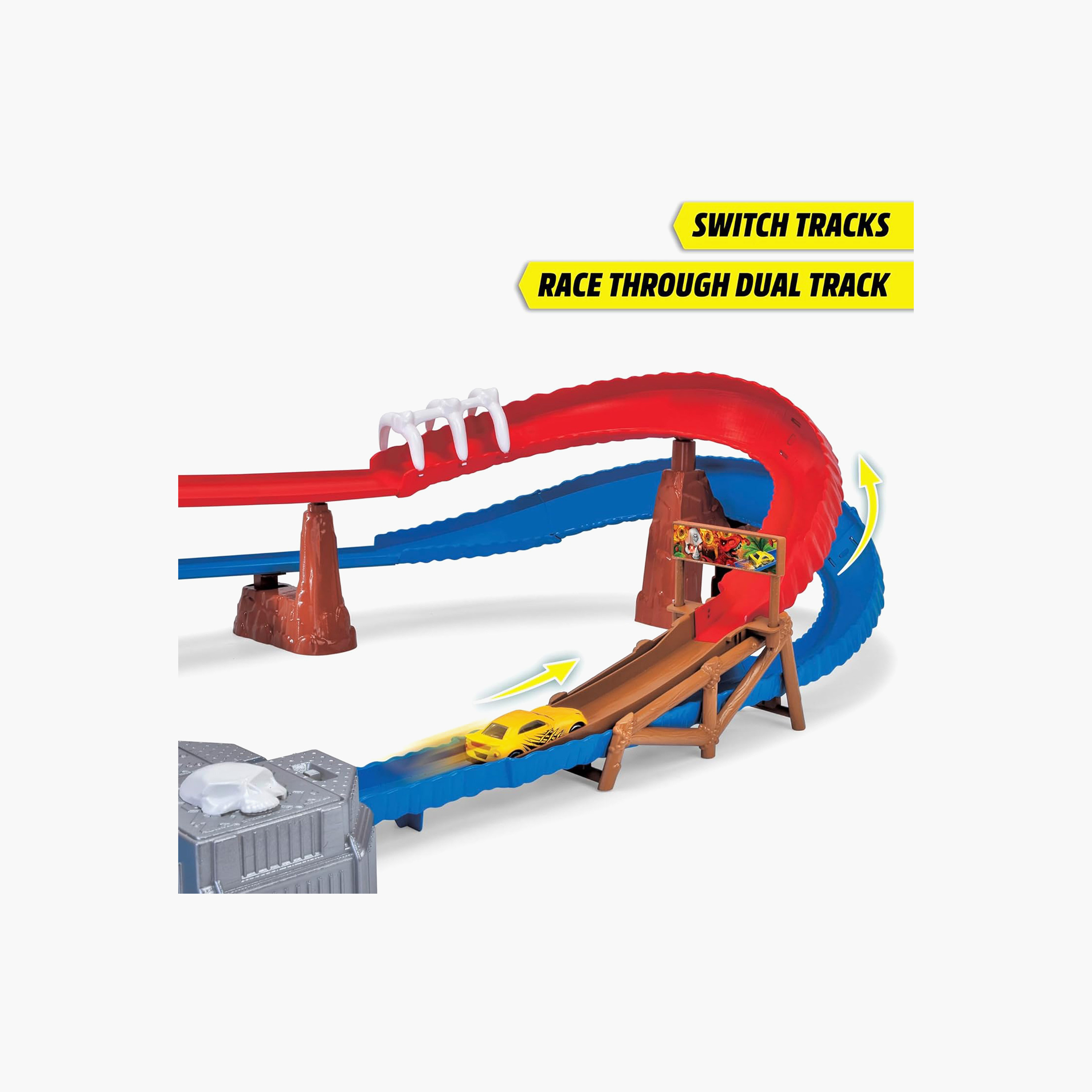 مجموعة ألعاب مسار لعب بركان الجمجمة من ديكي تويز-toys-playvehicles-vehicleplaysets-image-4