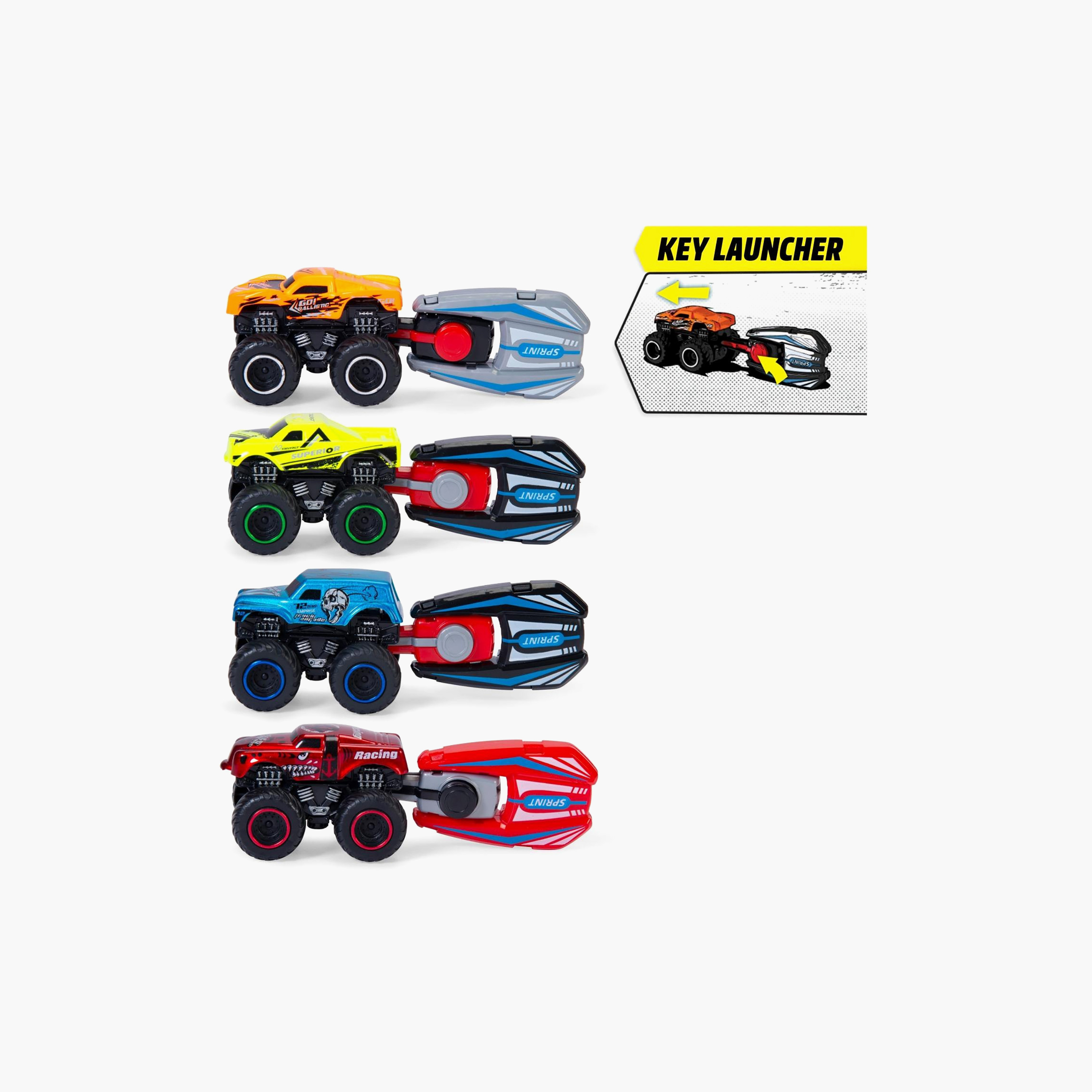 Dickie Key Racer Truck with Launcher - Assorted-toys-playvehicles-diecastcars-image-4