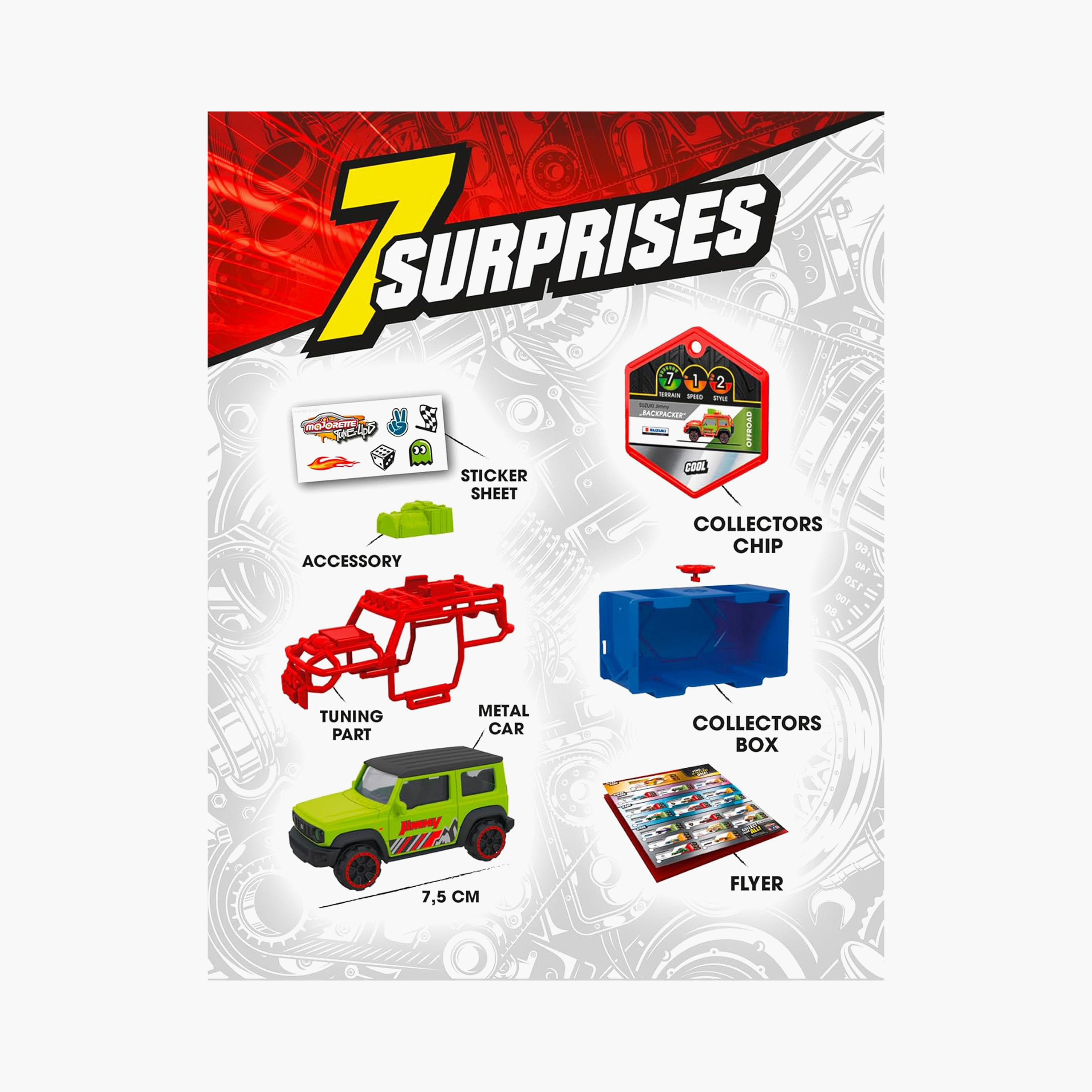 Pack of 7 Majorette Tune Ups Car-toys-playvehicles-diecastcars-image-3