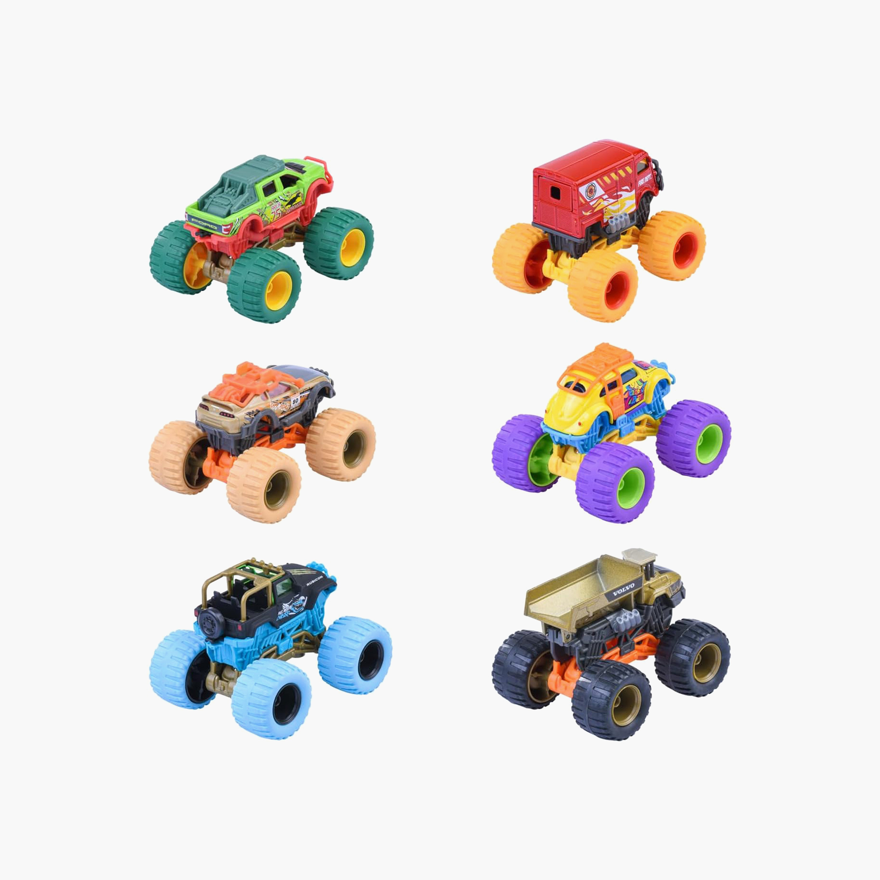 Pack of 6 Majorette Assorted Monster Rockerz-toys-playvehicles-diecastcars-image-2