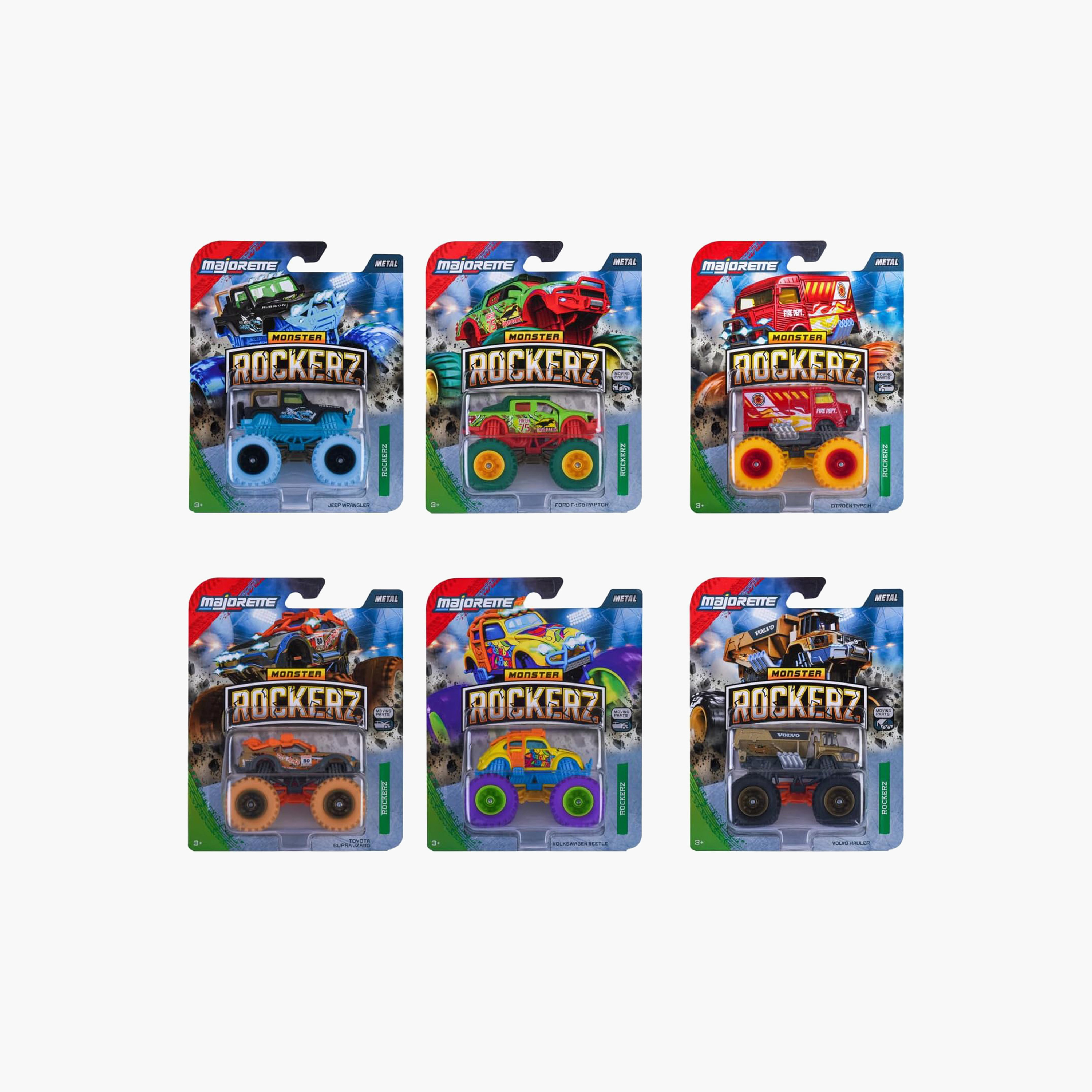 Pack of 6 Majorette Assorted Monster Rockerz-toys-playvehicles-diecastcars-image-6