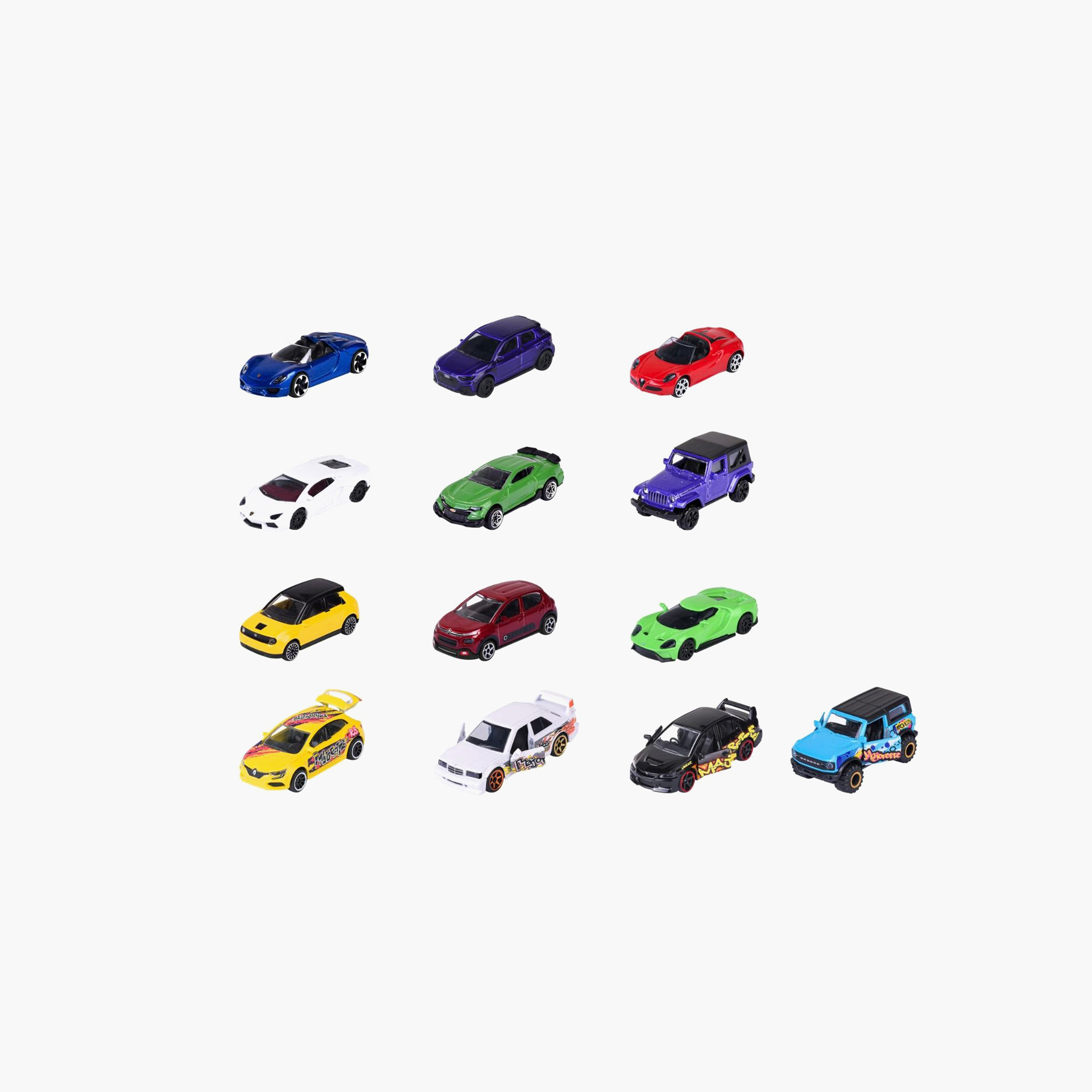 سيارات ماجوريت جرافيتي - عبوة 13 قطعة-toys-playvehicles-diecastcars-image-1