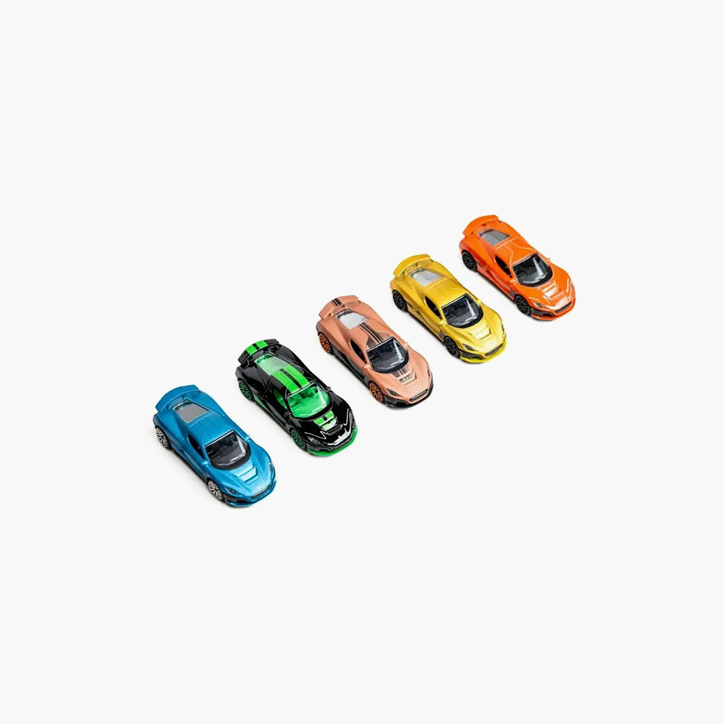 Majorette RIMAC Nevera Edition Toy Cars Giftpack - Set of 5-toys-playvehicles-diecastcars-image-1