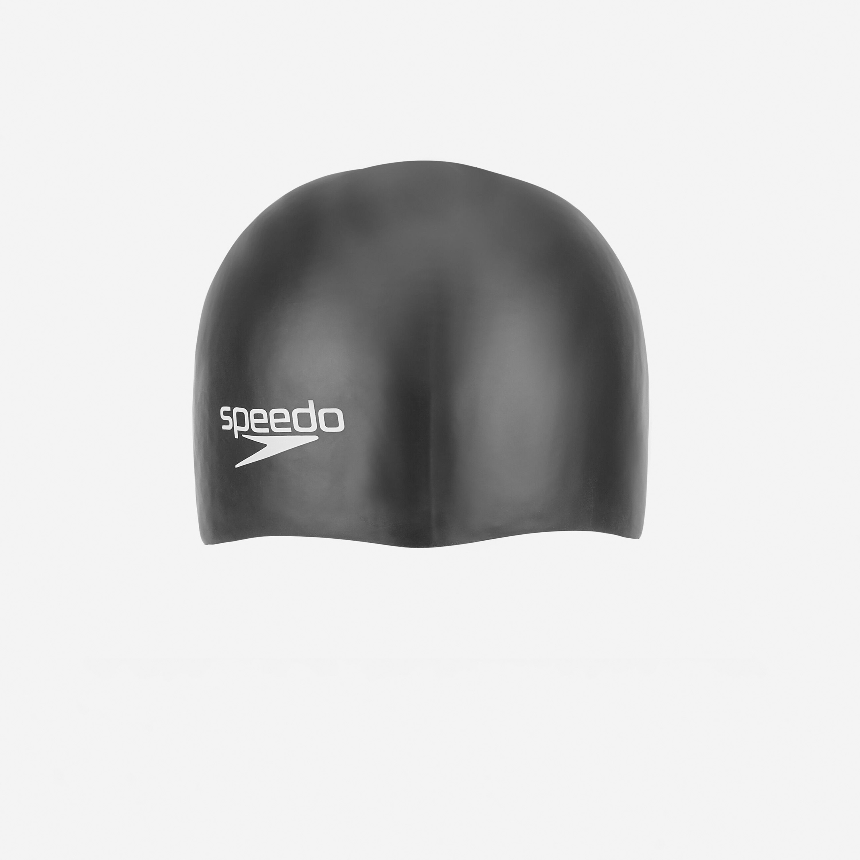 Speedo Kids Plain Moulded Silicone Swimming Cap-sports-gear-swimming-girl-image-1