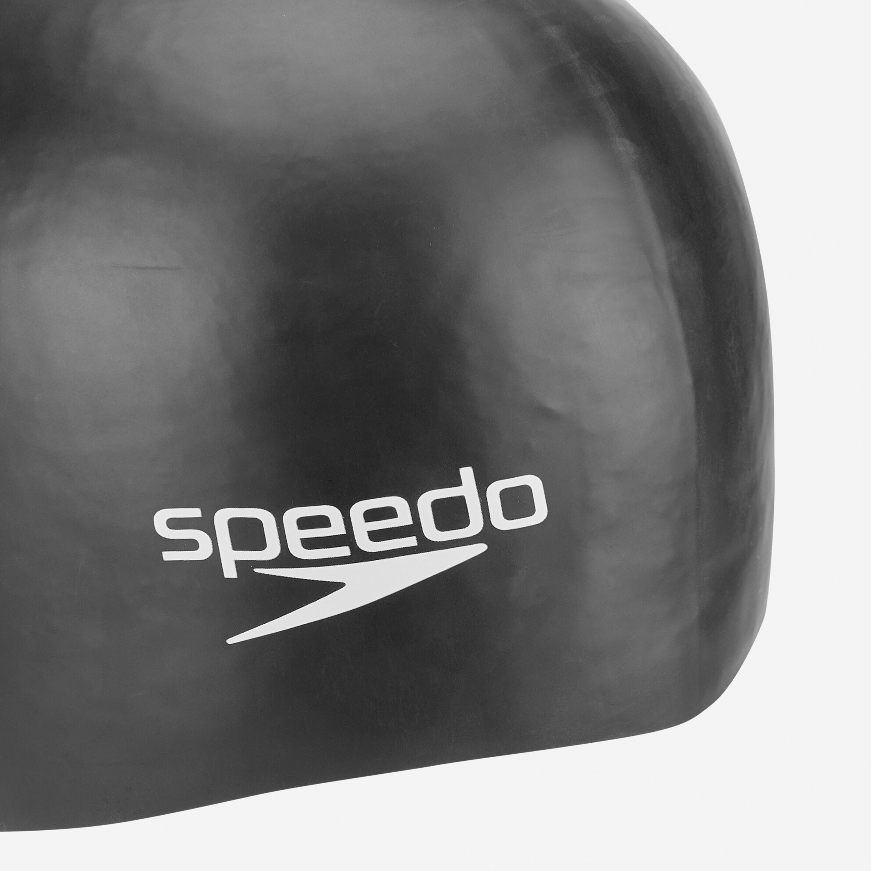 Speedo Kids Plain Moulded Silicone Swimming Cap-sports-gear-swimming-girl-image-3