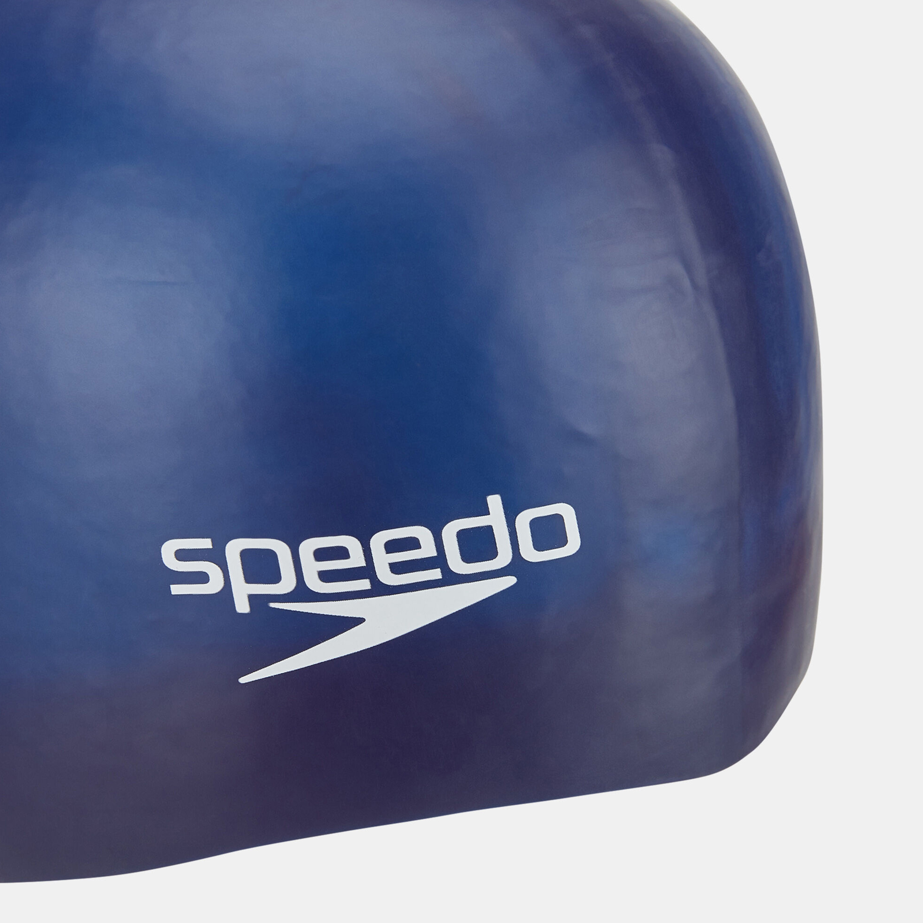Speedo Kids Plain Moulded Silicone Swimming Cap-girls-clothing-swimwear-image-3
