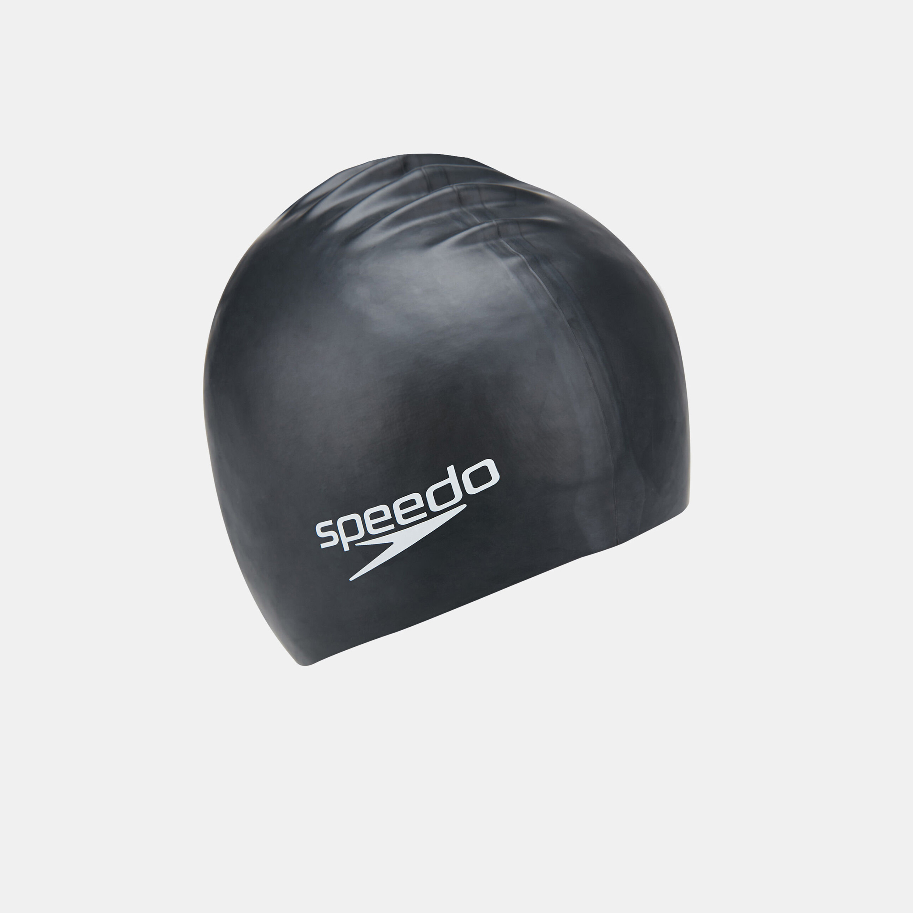 Speedo Adult Plain Silicone Swimming Cap-sports-gear-swimming-men-image-2