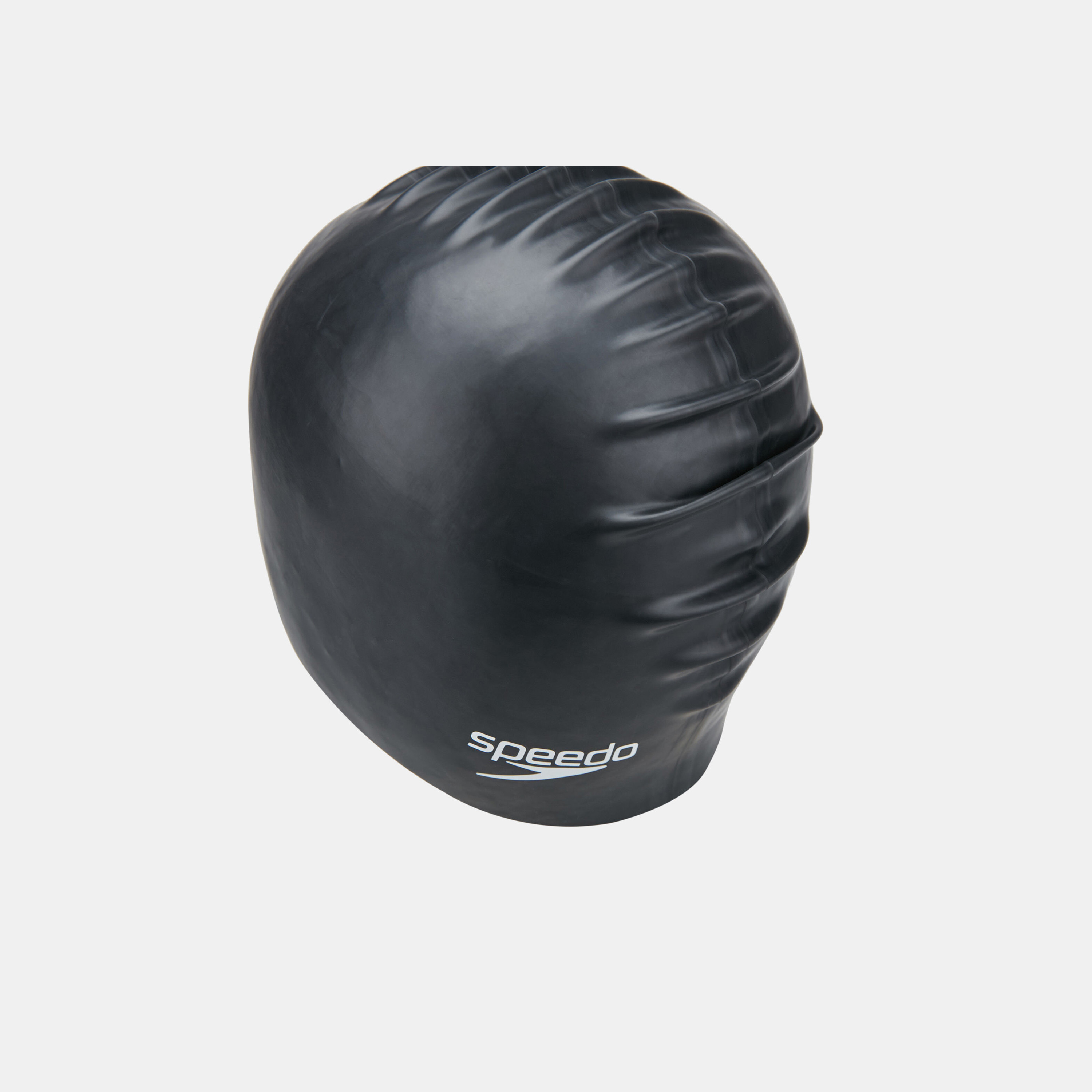 Speedo Adult Plain Silicone Swimming Cap-sports-gear-swimming-men-image-3